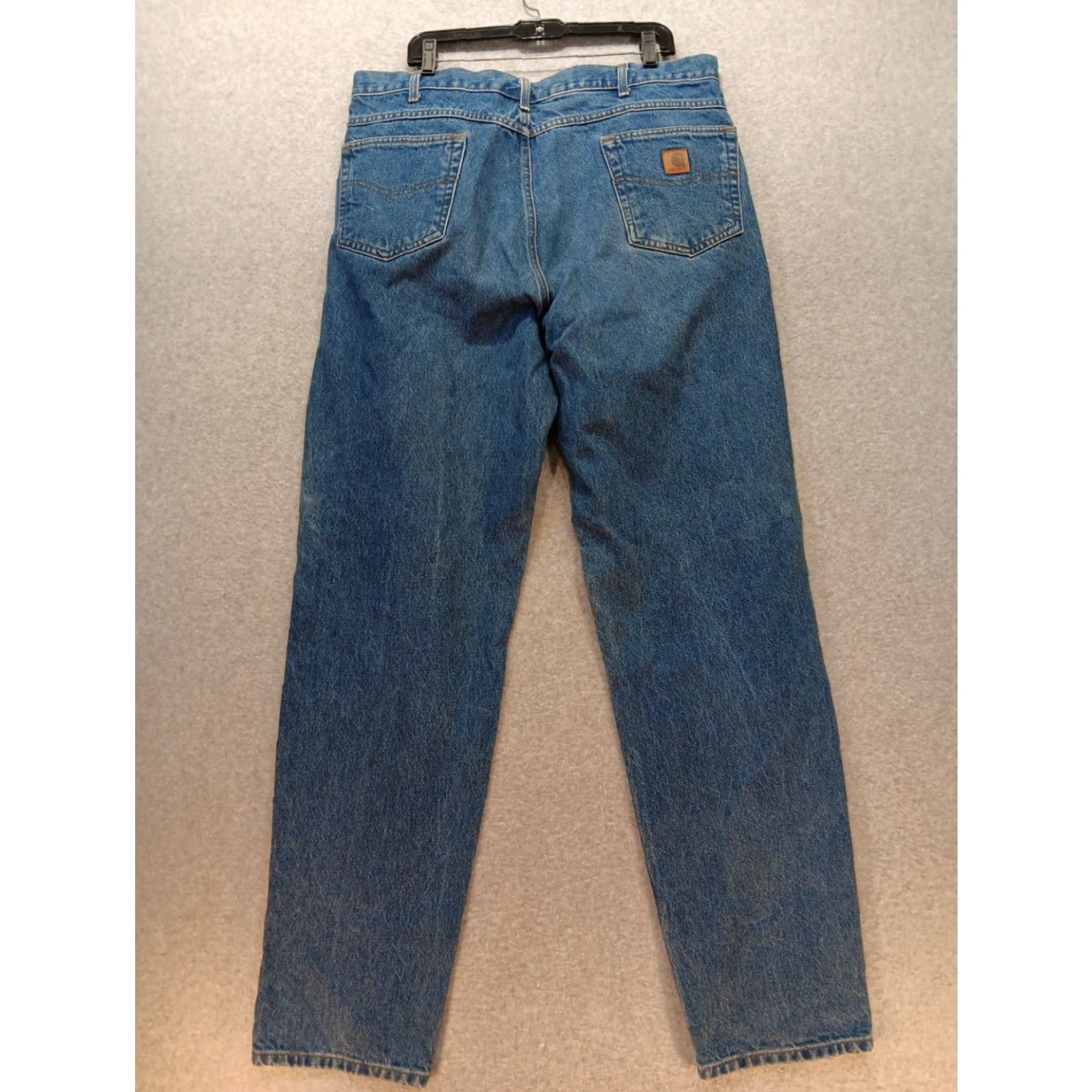 Carhartt Carhartt Jeans Men's 40x36 Relaxed Fit Blue 5-Pocket Denim Regular 90s American Vintage Style Non-N/A Size US 40 / EU 56 - 7 Thumbnail