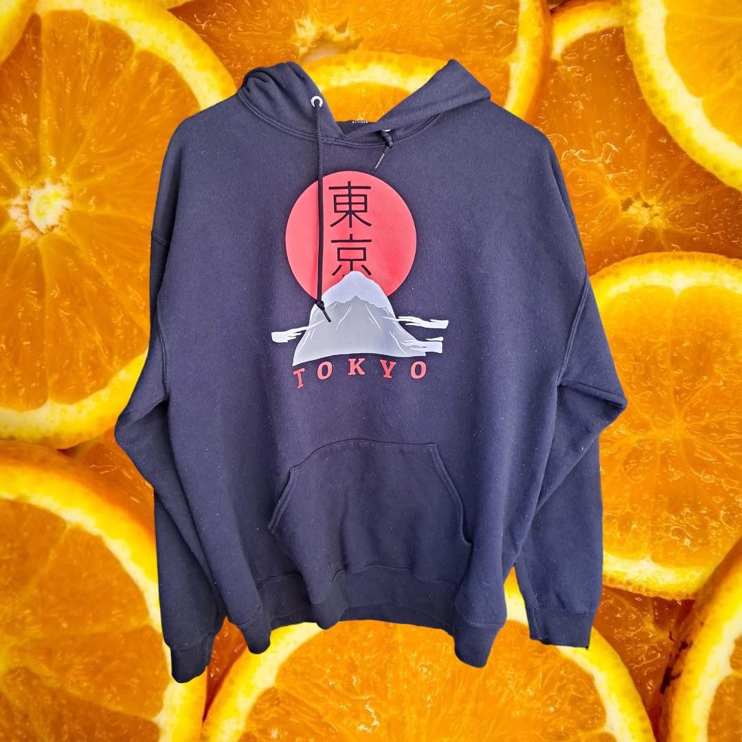 Bowery Bowery Black Tokyo Hooded Sweatshirt Size Large Size US L / EU 52-54 / 3 - 1 Thumbnail