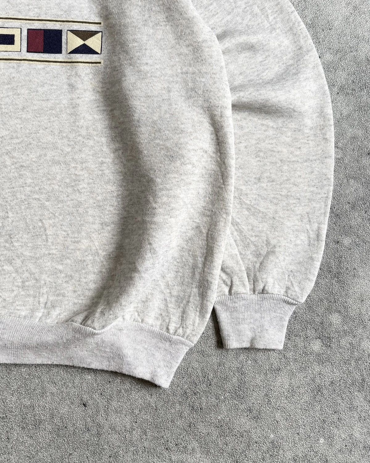 Vintage 1990s Ash Grey Bundle Collared Sweatshirt Size US L / EU 52-54 / 3 - 8 Thumbnail