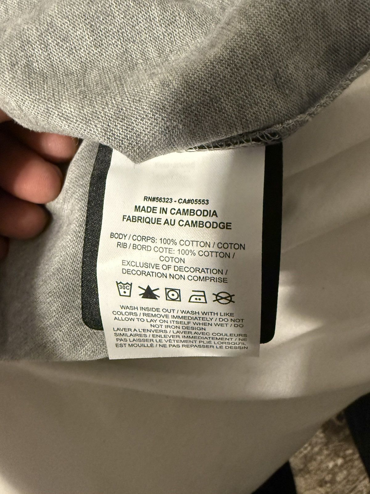 NOCTA × Nike Nike Nocta Grey Tee Size US XL / EU 56 / 4 - 4 Thumbnail