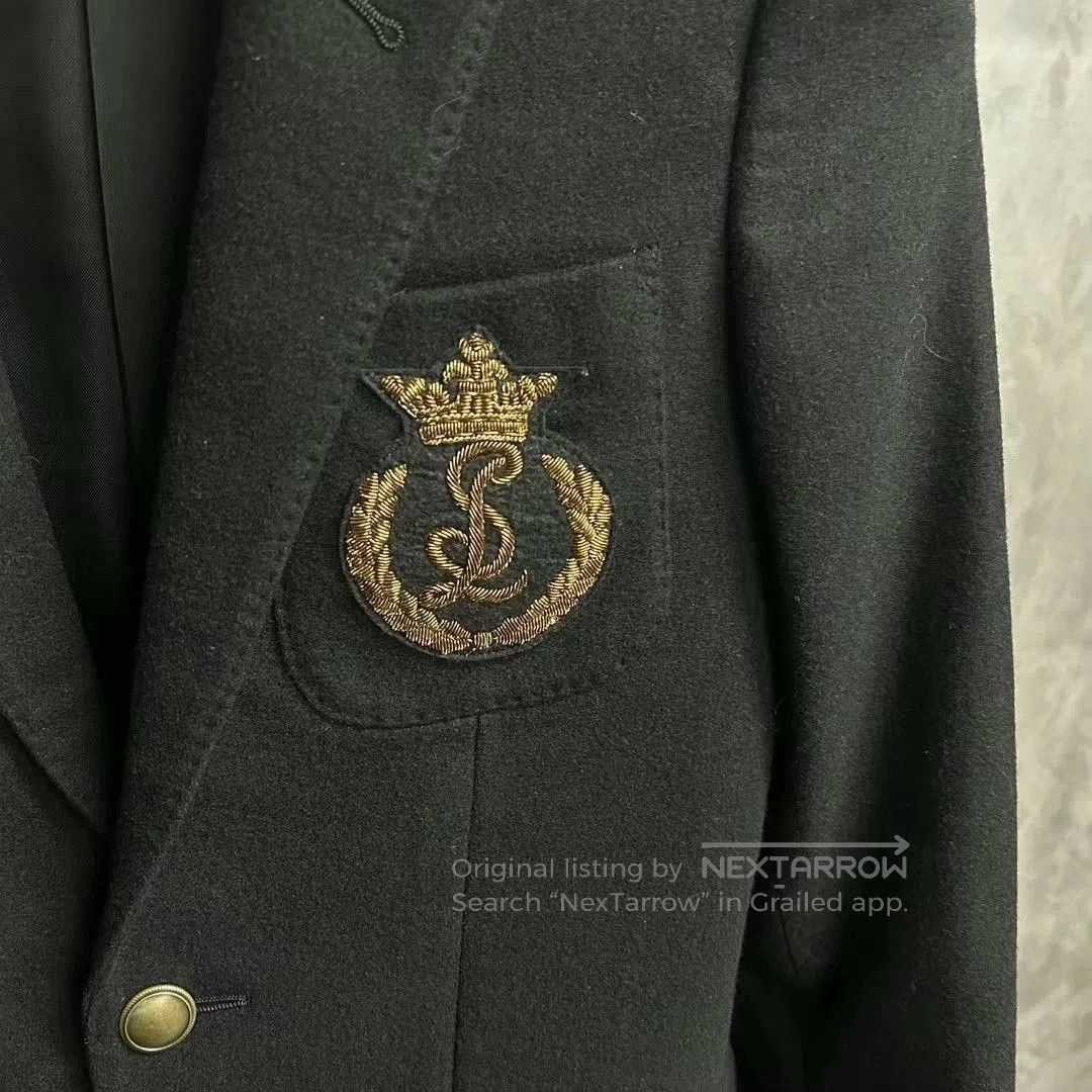 Saint Laurent Paris Saint Laurent Black Wool Logo Blazer. Size US M / EU 48-50 / 2 - 3 Thumbnail