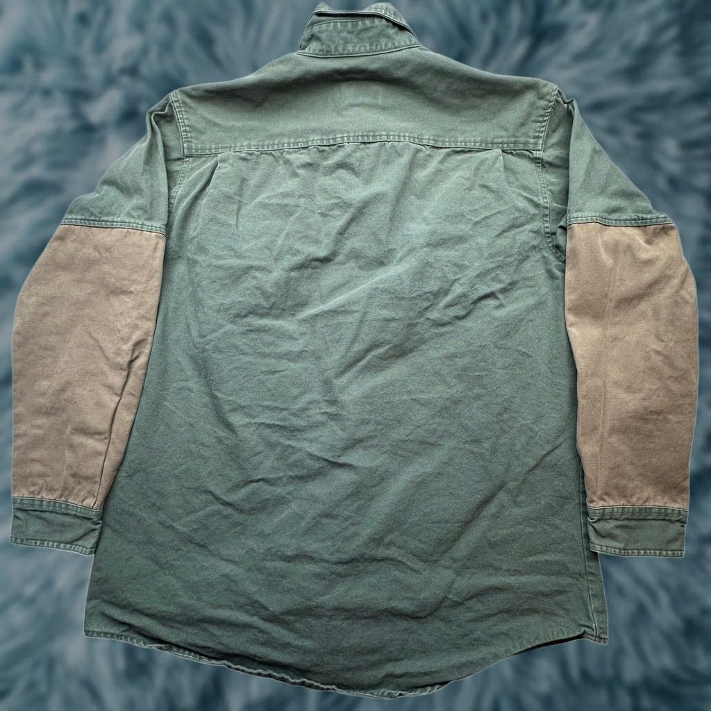 Vintage VINTAGE Cabela's Shirt Men Large Green Button-Up Long Sleeve Canvas Shooting Hunting Casual Workwear Size US L / EU 52-54 / 3 - 1 Thumbnail