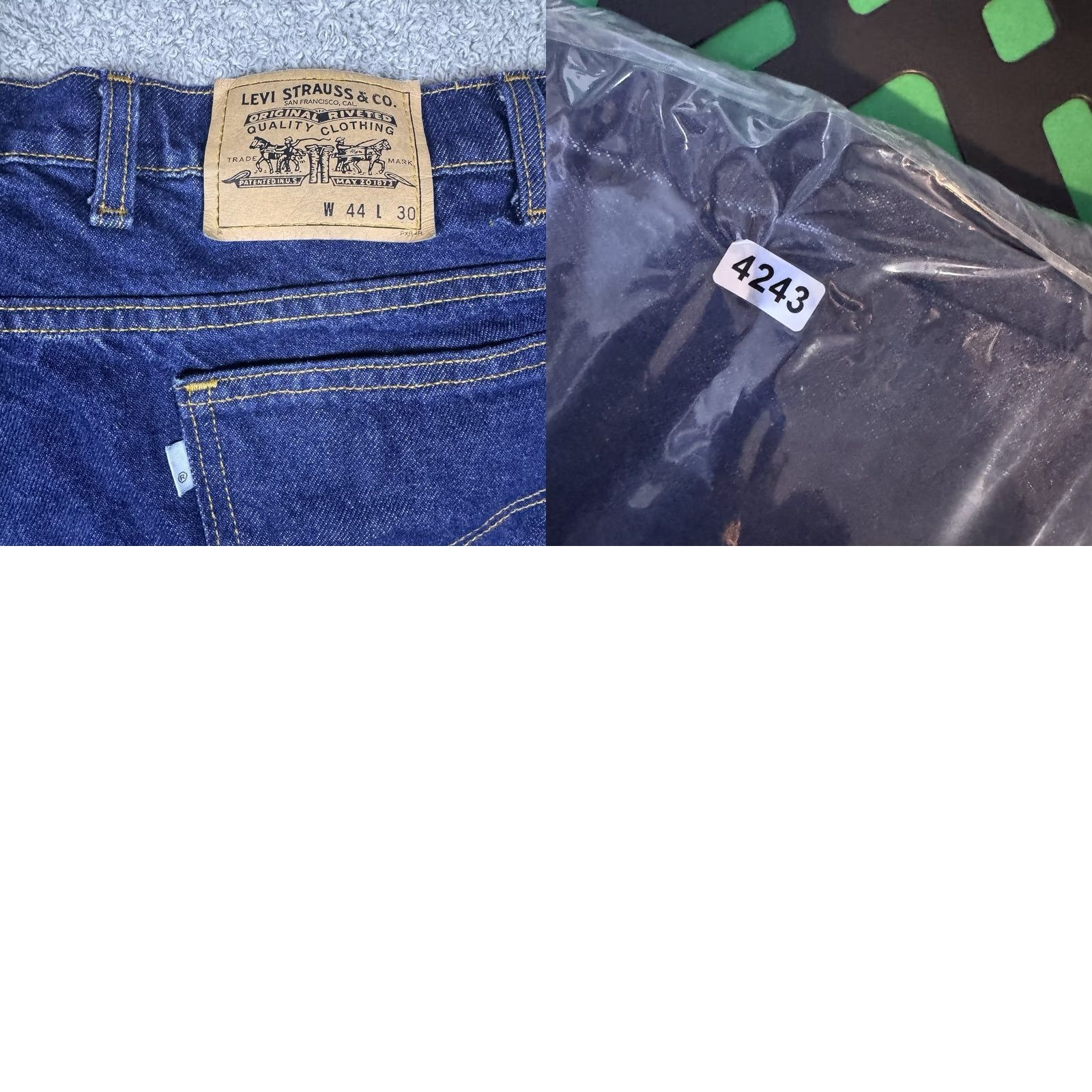 Levi's VINTAGE Levi's 601 Jeans White Tab Mens Tapered Dark 90s USA Made 1996 44x30 Size US 44 / EU 60 - 9 Thumbnail