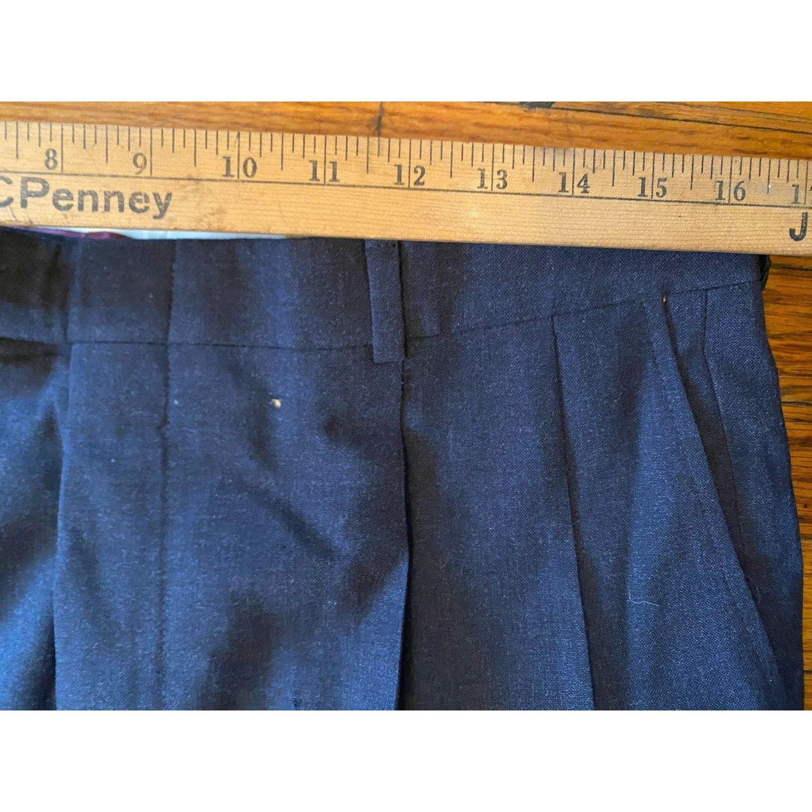 Evan Picone NWT USA Evan Picone Men’s Navy Pants Wool W36 Unfinished Hem Size US 36 / EU 52 - 6 Thumbnail
