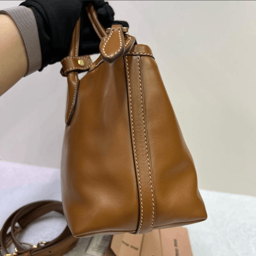 Miu Miu Miu Miu Nappa Leather Shoulder & Handheld Bag Size ONE SIZE - 3 Thumbnail