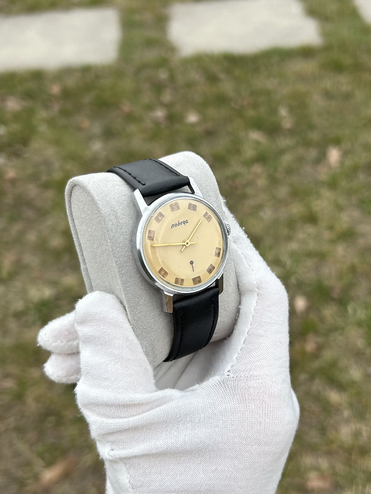 Vintage Vintage Watch Pobeda USSR Soviet Mechanical Retro 1980s Size ONE SIZE - 5 Thumbnail