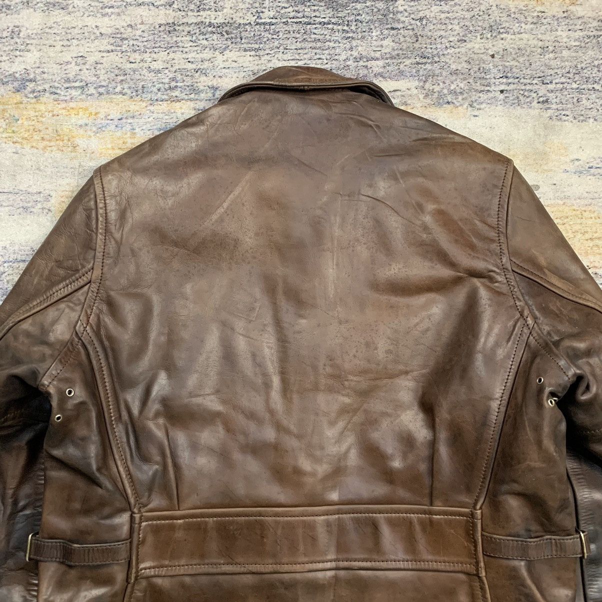 Aero Leathers × Kadoya × Vintage Vintage Aero leather single riders leather jacket Size US XS / EU 42 / 0 - 8 Thumbnail