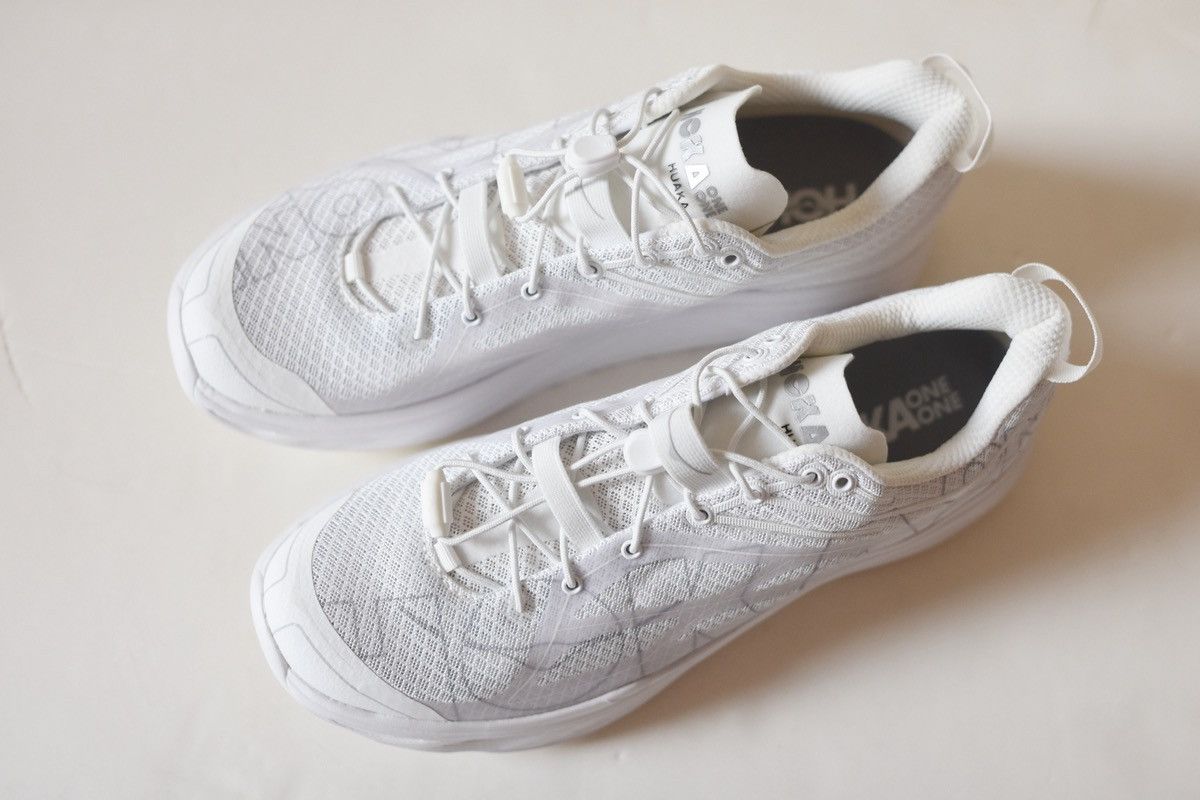 Hoka Hoka One One Huaka Origins 'White Grey' - 10us Size US 10 / EU 43 - 5 Thumbnail