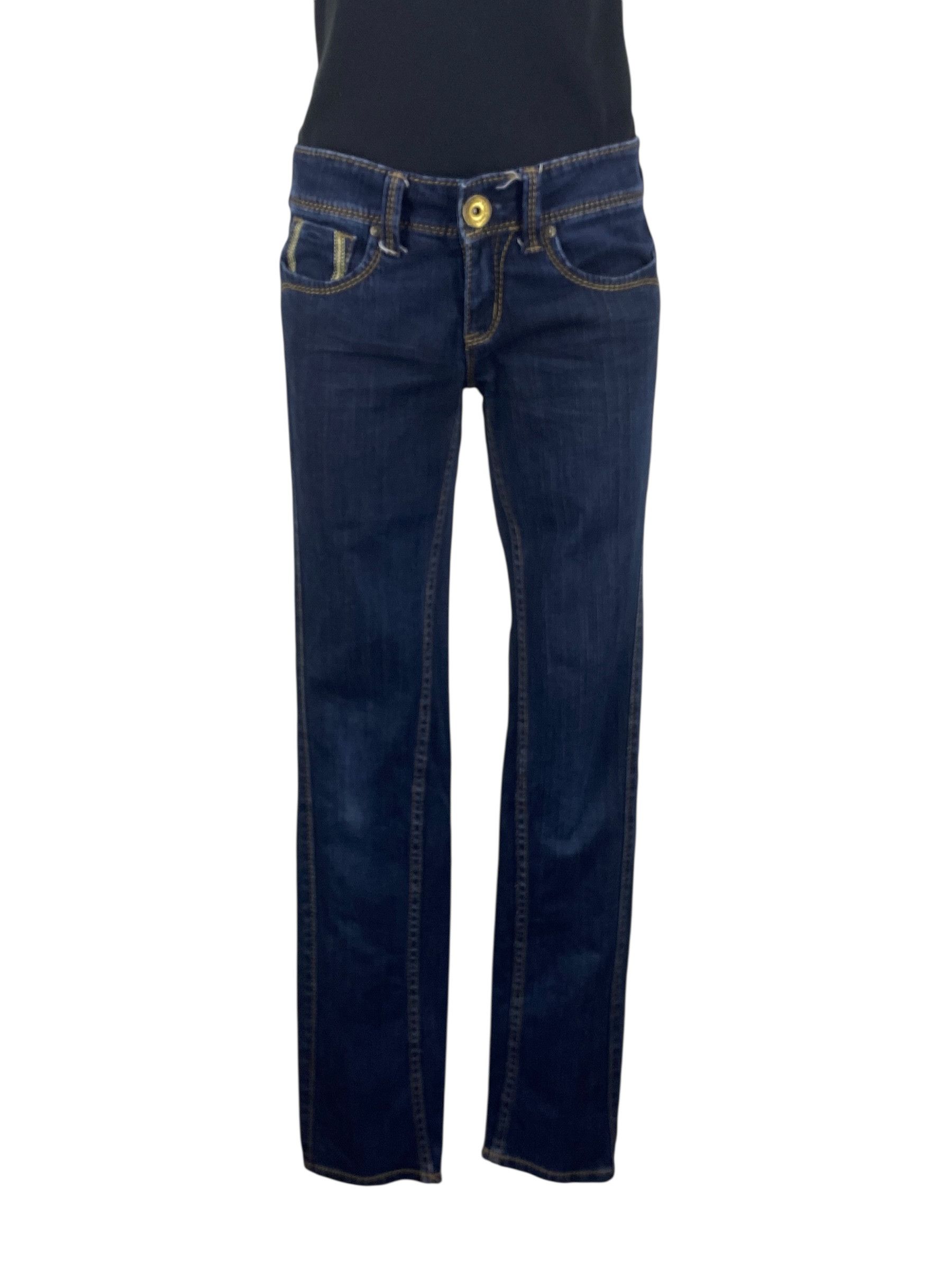 Japanese Brand BackNumber Japanese Vintage Pants 90s Low Rise Jeans Size 29" - 2 Thumbnail