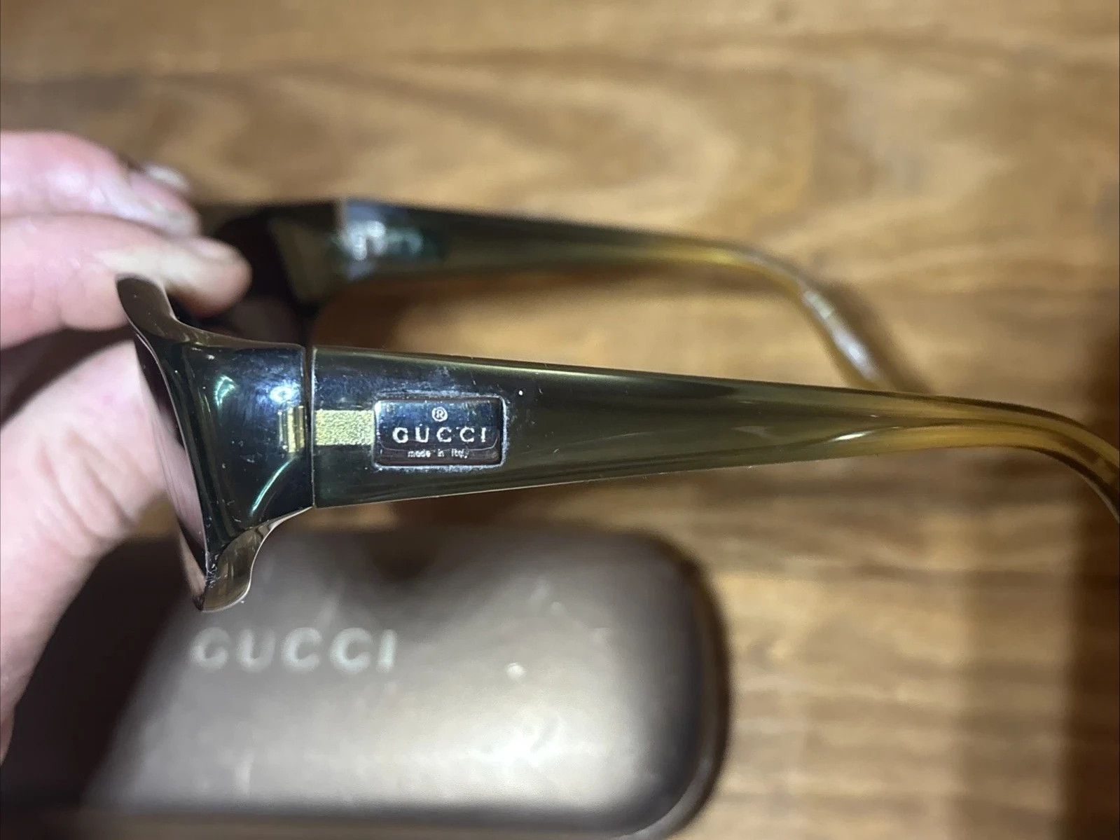 Gucci Gucci Sunglasses GG2475/S Green Gradient Plastic Y2K Size ONE SIZE - 8 Thumbnail