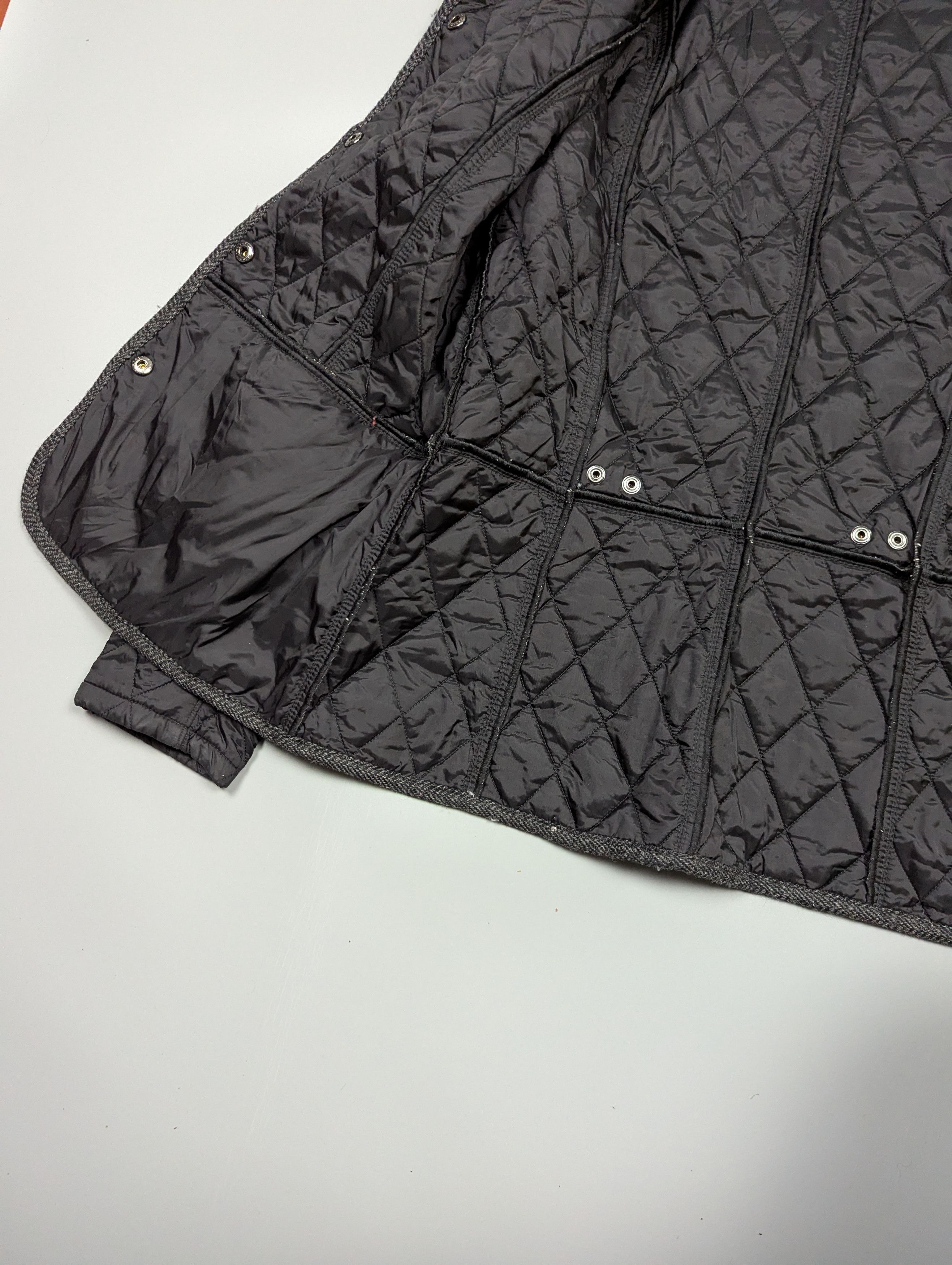 Barbour BARBOUR Women’s Vintage Tweed Quilted Jacket Size L / US 10 / IT 46 - 13 Thumbnail