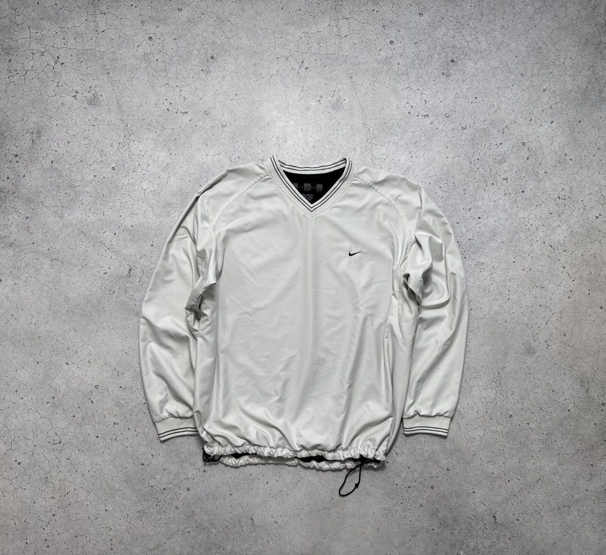 Nike Vintage Nylon Jacket Sweatshirt Nike Golf Y2K Drill Swoosh Size US L / EU 52-54 / 3 - 1 Thumbnail