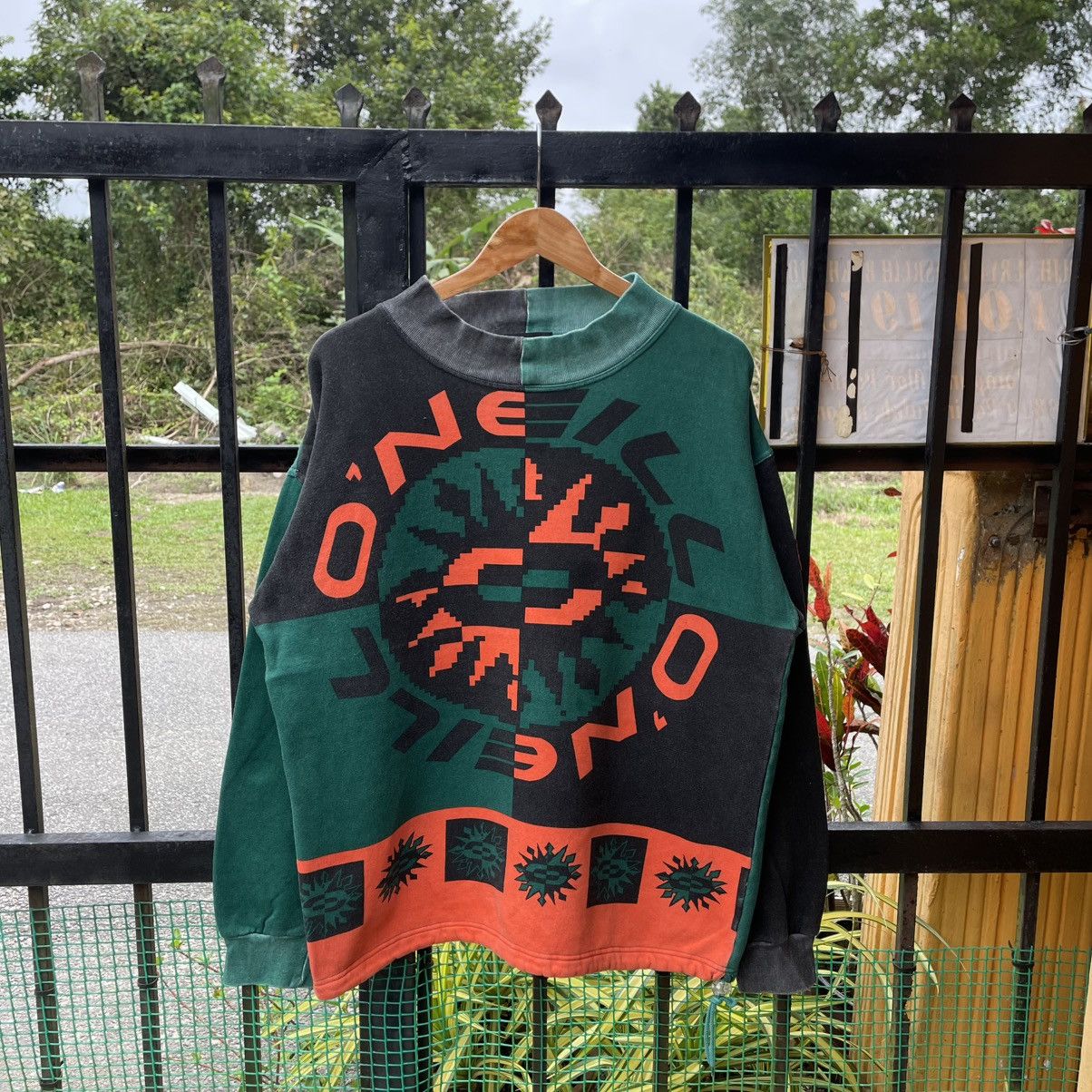 🔥Vintage 90s Oneill Big Logo Multicolour Sweatshirts