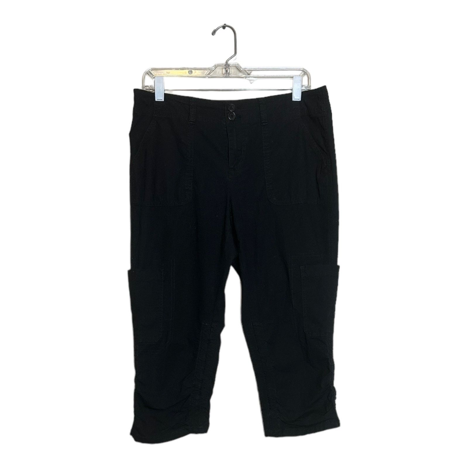 DKNY DKNY Jeans black casual carpenter capri pants size 10 Size 32" / US 10 / IT 46 - 8 Thumbnail