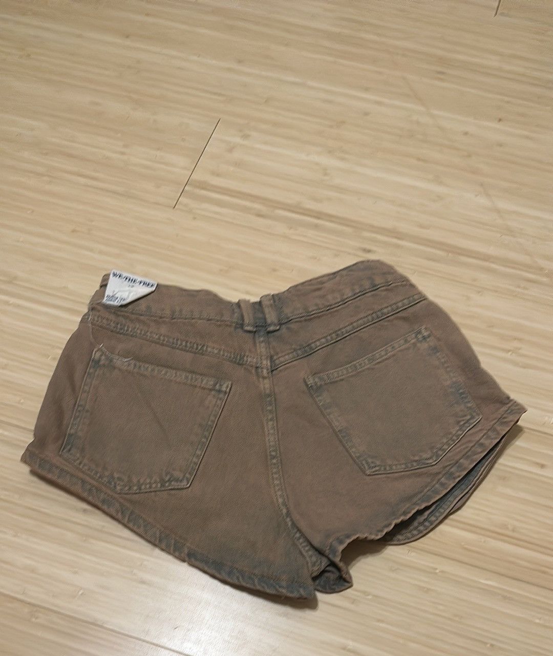 Free People NWT We The Free Prince Street Denim Shorts size 27 Size 27" / US 4 / IT 40 - 4 Thumbnail