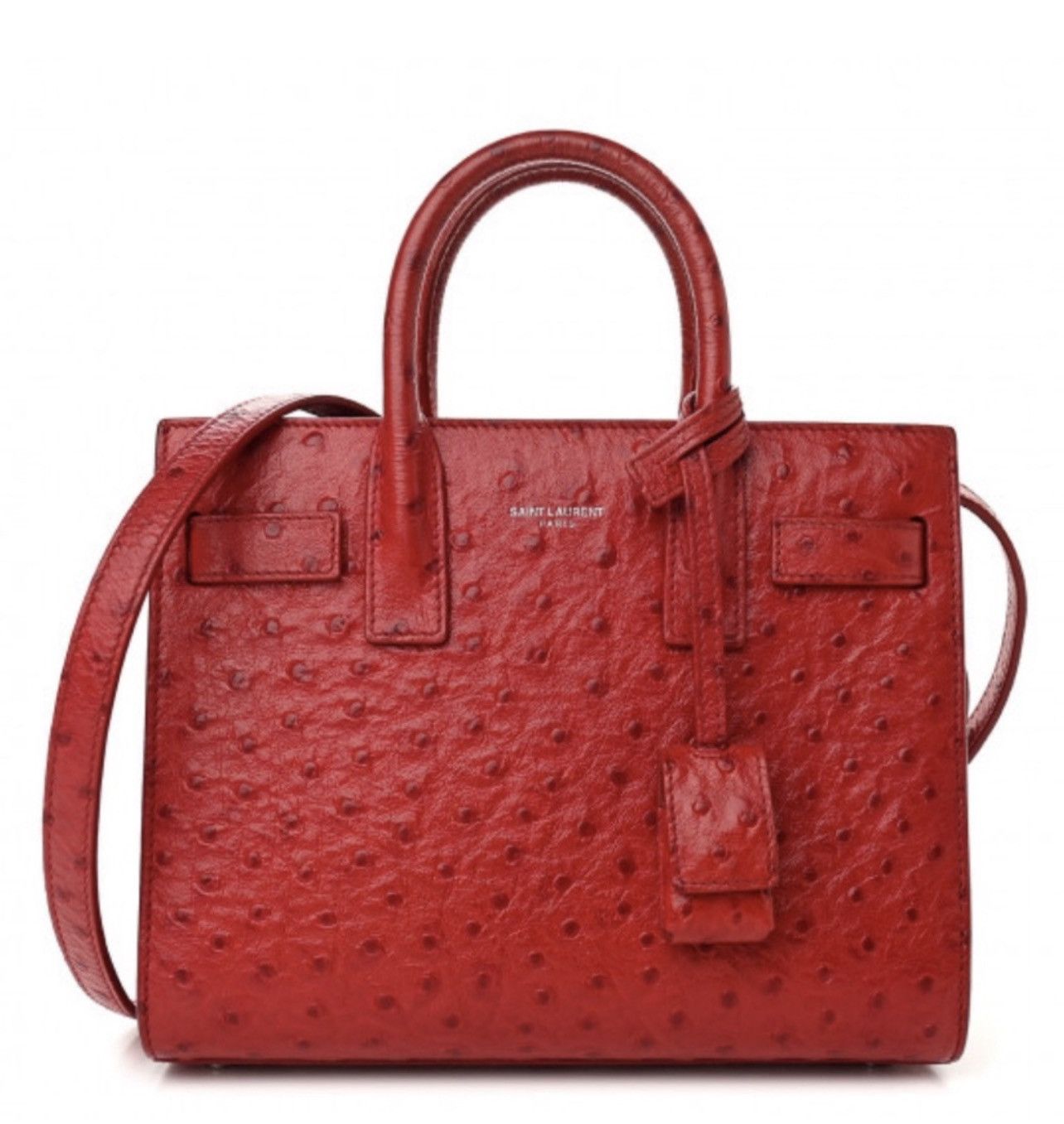 Saint Laurent Paris Saint Laurent YSL Authentic OSTRICH Sac de jour Size ONE SIZE - 1 Thumbnail