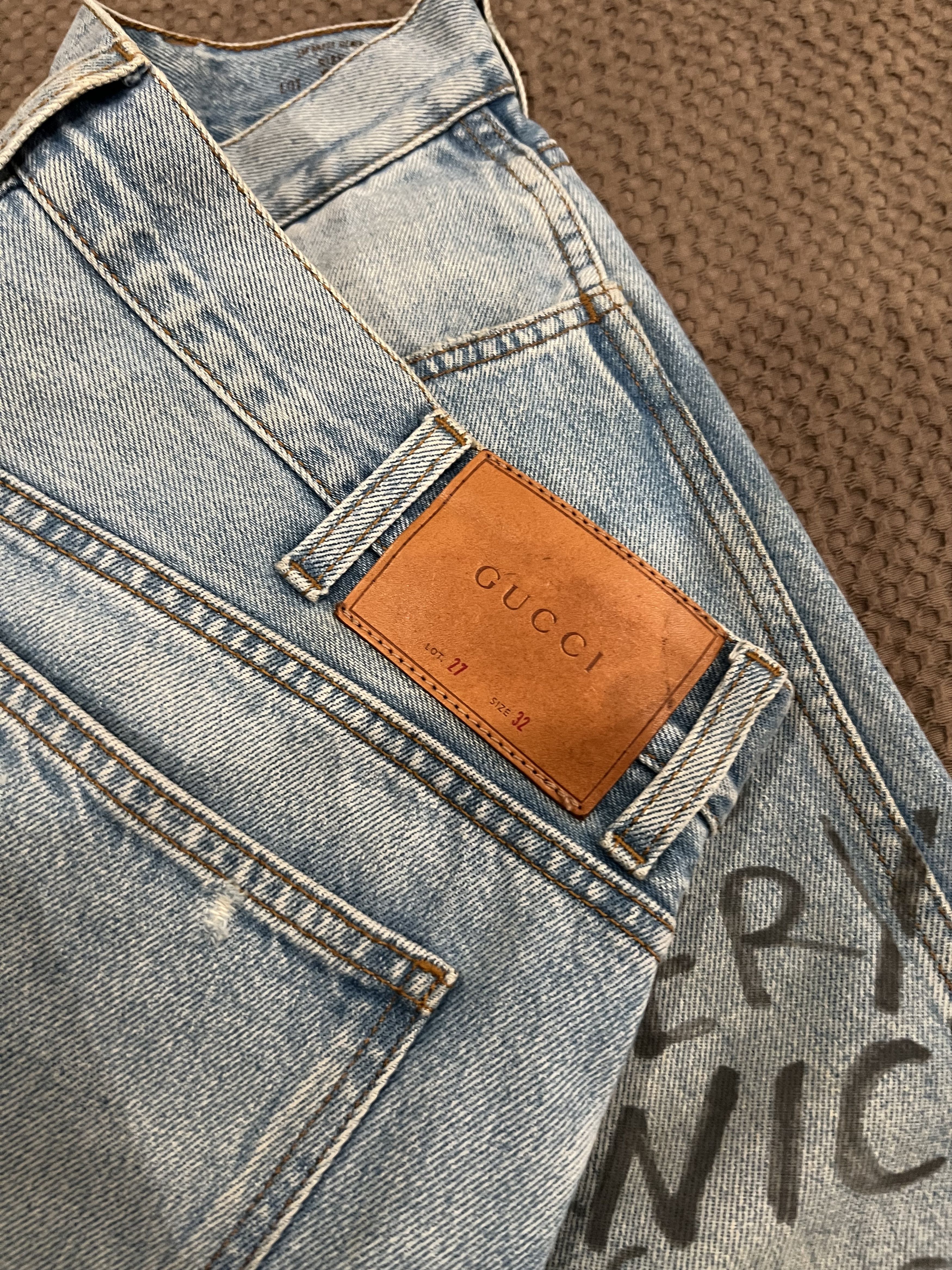 Gucci Graffiti jeans Size US 32 / EU 48 - 4 Thumbnail