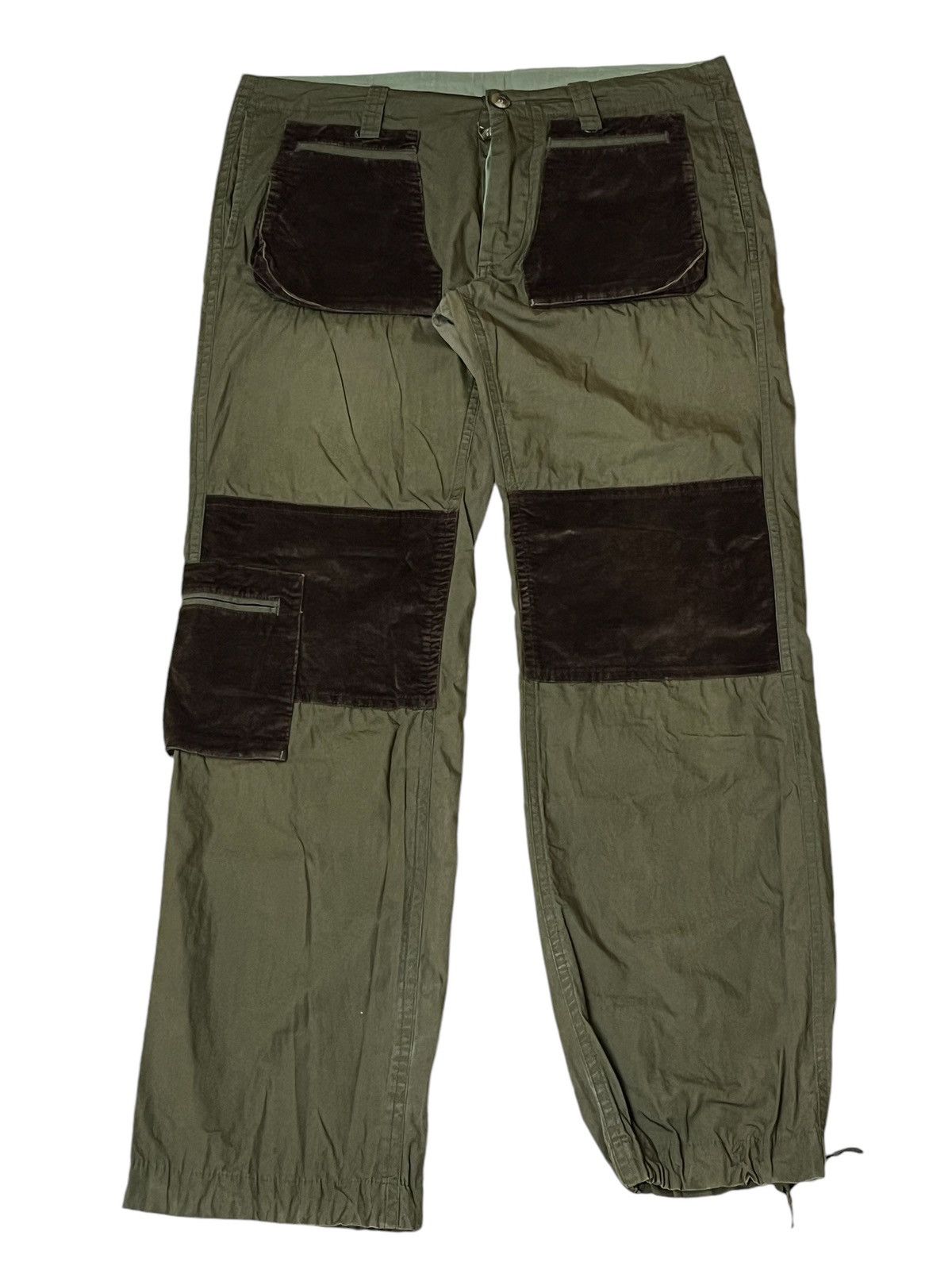 Japanese Brand SICK🔥JAPANESE BRAND WOOD DOWN MULTIPOCKET BONDAGE PANTS Size US 34 / EU 50 - 1 Thumbnail