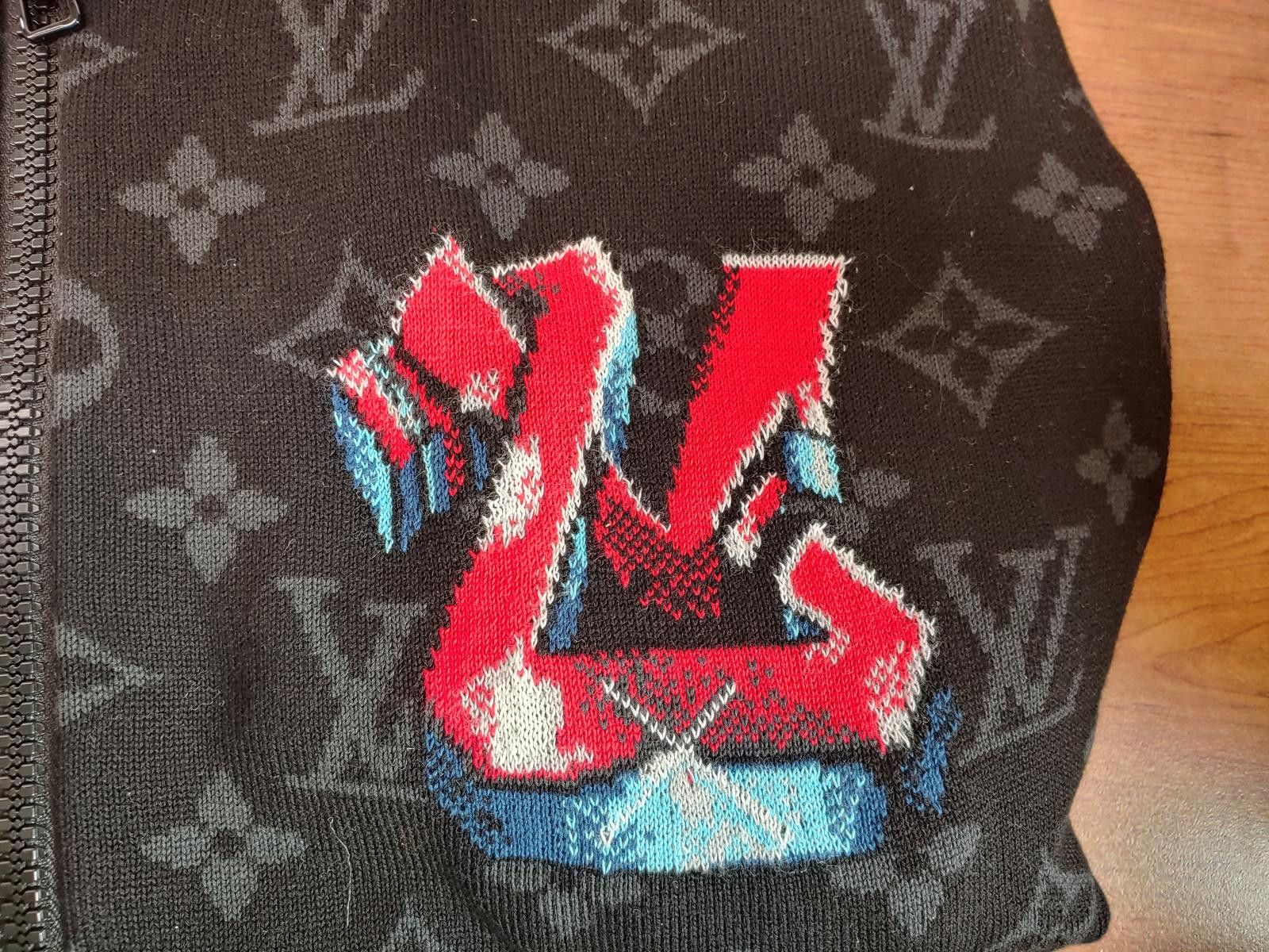 Louis Vuitton Louis Vuitton Monogram LV Graffiti Zip Up Blouson in Black Size US L / EU 52-54 / 3 - 4 Thumbnail
