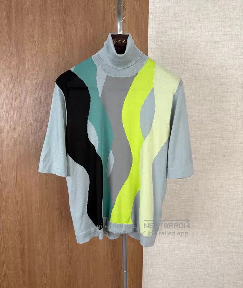Hermes Hermes Trendy Short-Sleeve Knitted Shirt Size US M / EU 48-50 / 2 - 1 Thumbnail