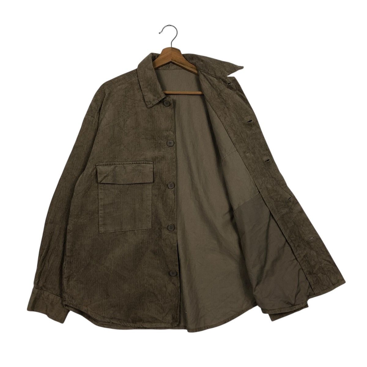Other 🔥VINTAGE SHIRT WORK JACKET CORDUROY GU ISSEY MIYAKE Size US M / EU 48-50 / 2 - 13 Thumbnail