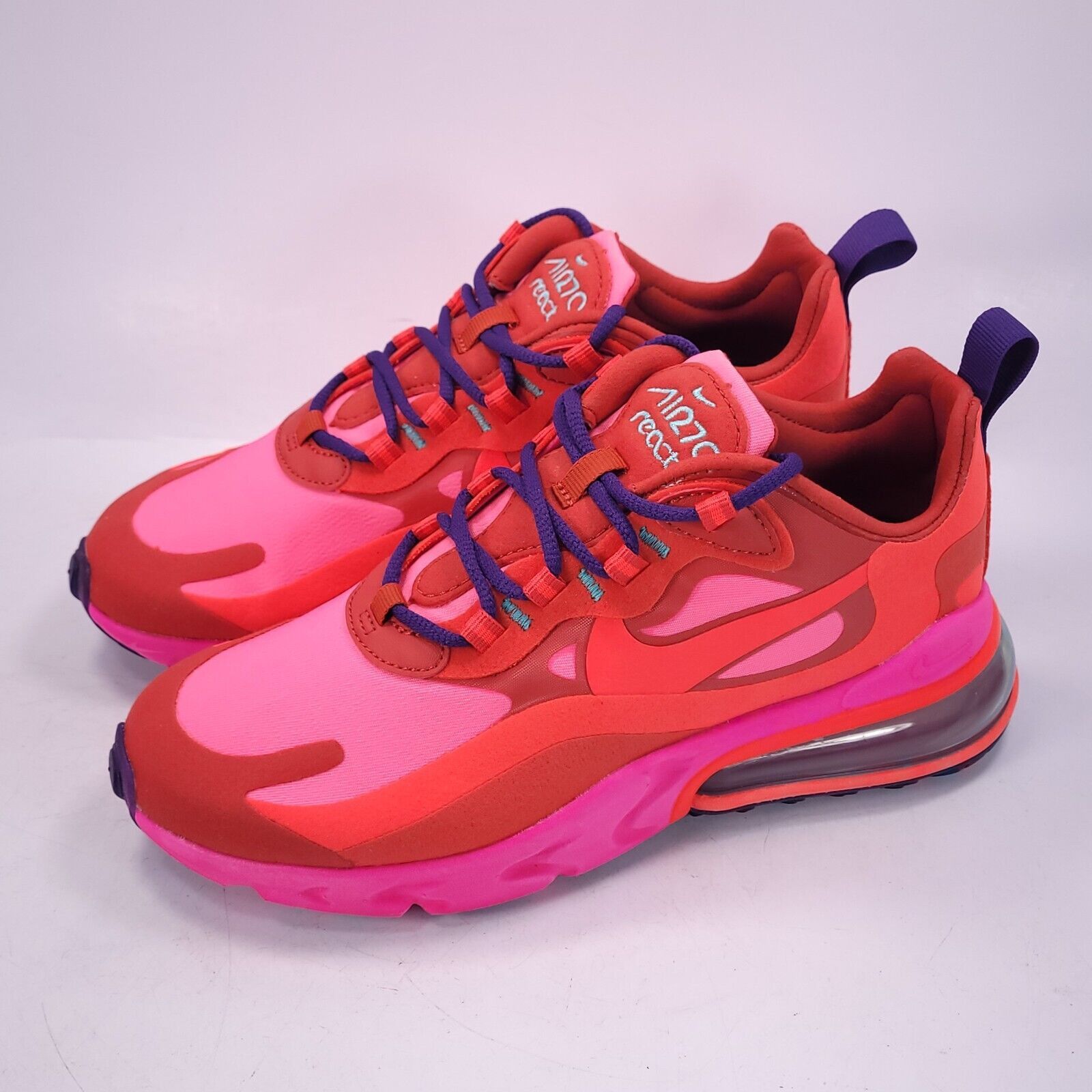 Nike Air Max 270 React Shoe Womens Size AT6174-600 Red