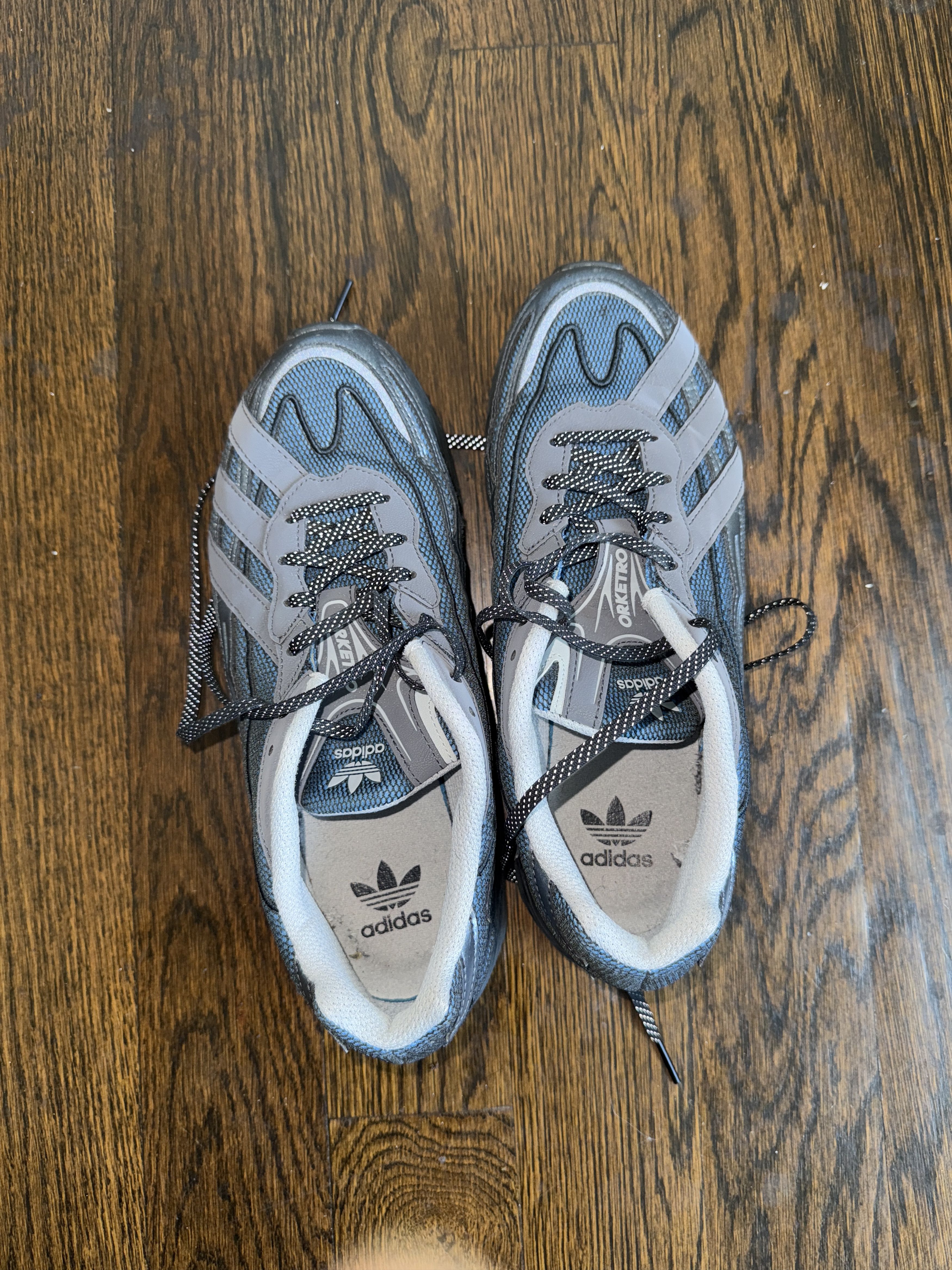 Adidas Orketro Bright Blue Carbon Black Size US 10 / EU 43 - 2 Thumbnail