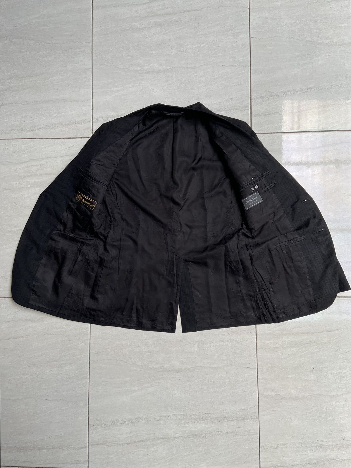 Designer × Japanese Brand × Loro Piana LORO PIANA D’URBAN Black Suit Size 48L - 7 Thumbnail