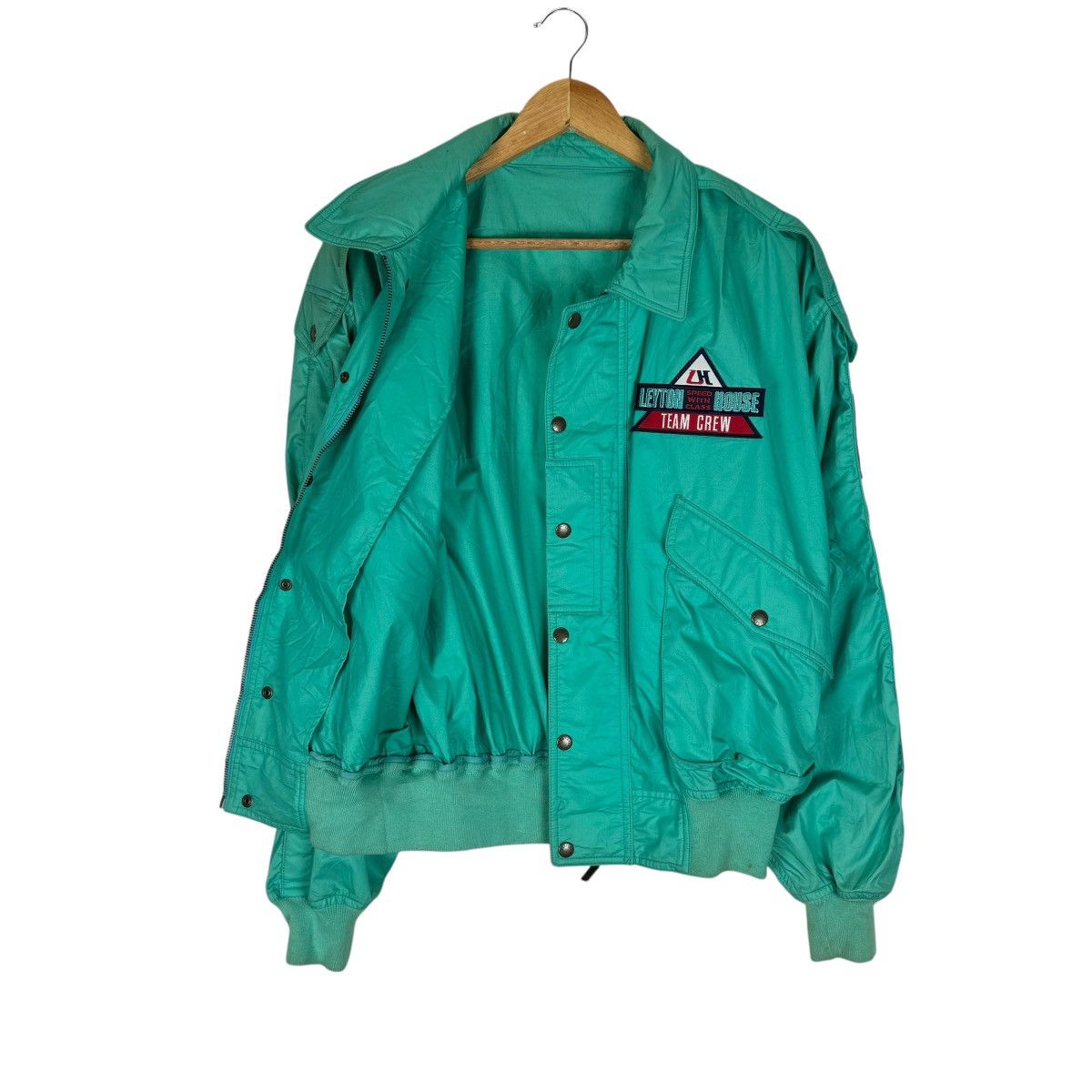 Other 🌟90s LEYTON HOUSE BOMBER LIGHT ZIPPER JACKET Size US L / EU 52-54 / 3 - 6 Thumbnail