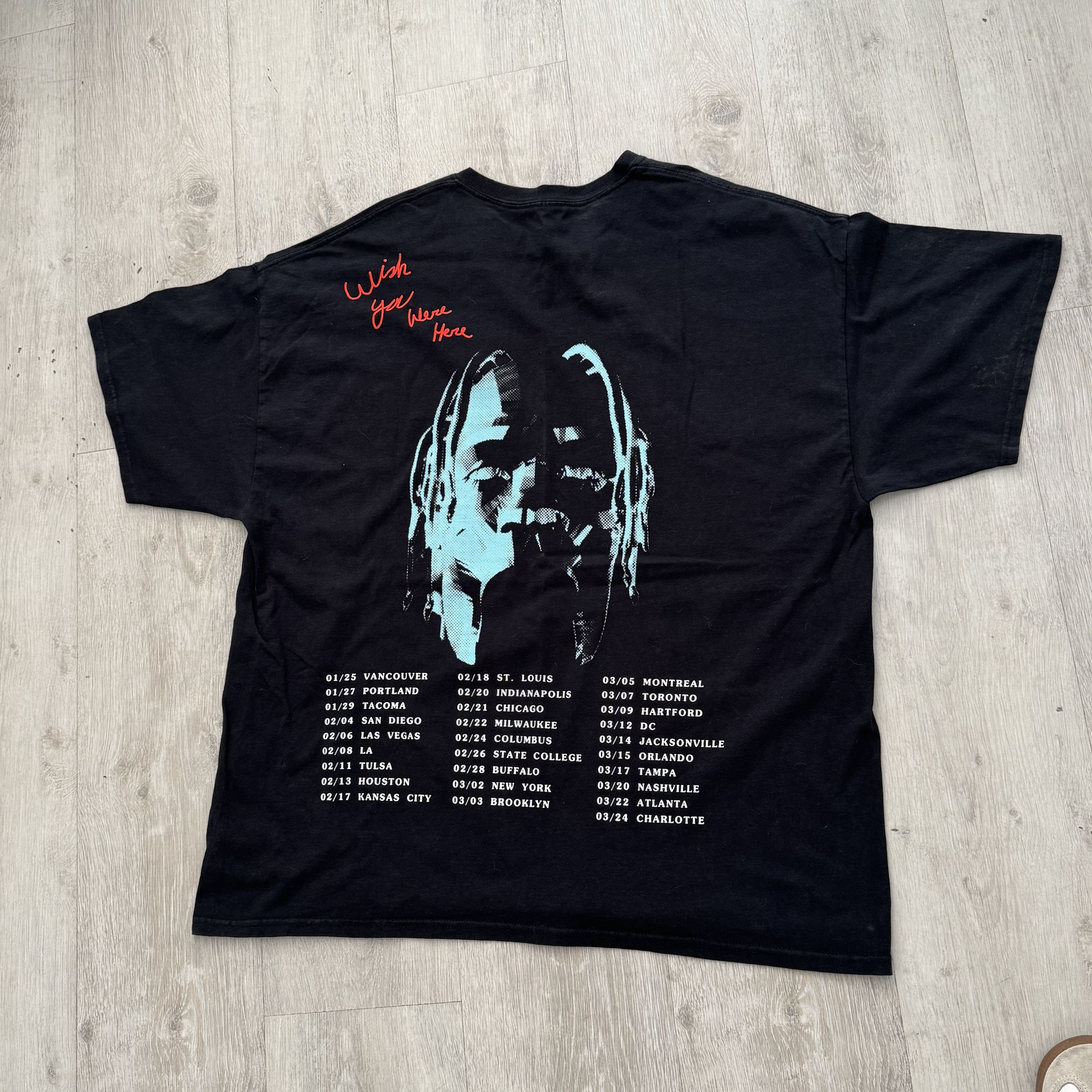 Travis Scott TRAVIS SCOTT ASTROWORLD T-SHIRT Size US XL / EU 56 / 4 - 4 Thumbnail