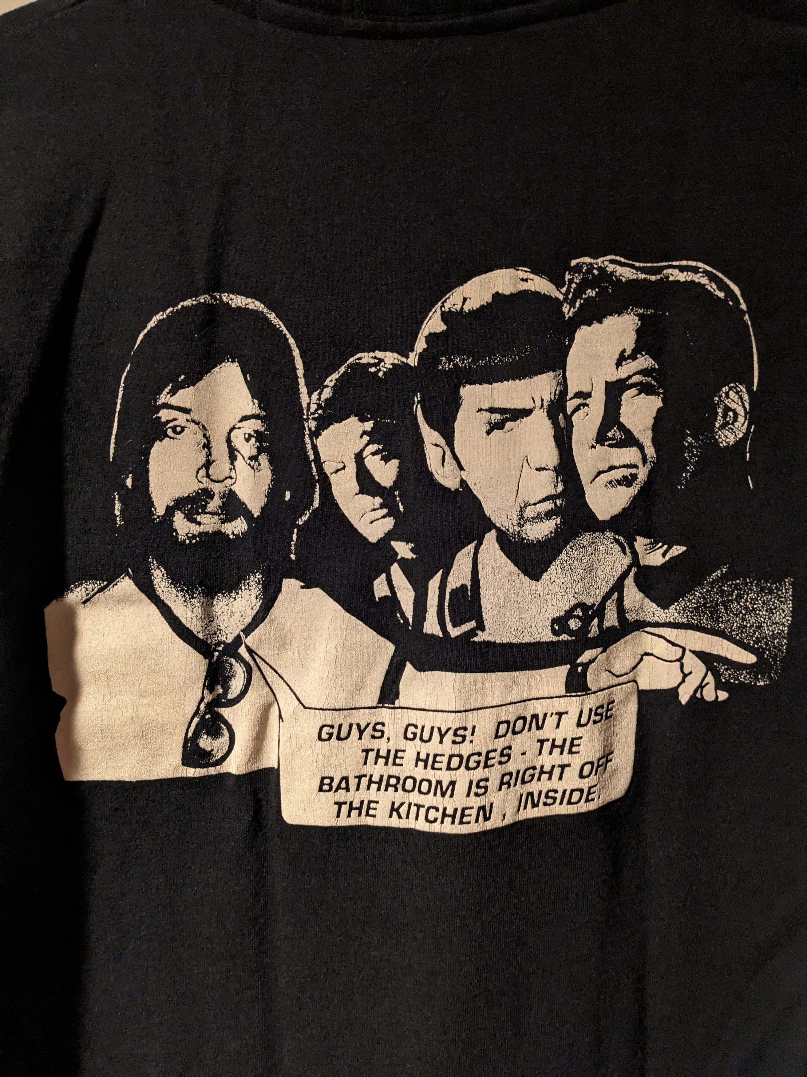 Vintage Vintage 80s Star Trek Space Parody Custom Made T-Shirt Size US M / EU 48-50 / 2 - 2 Thumbnail