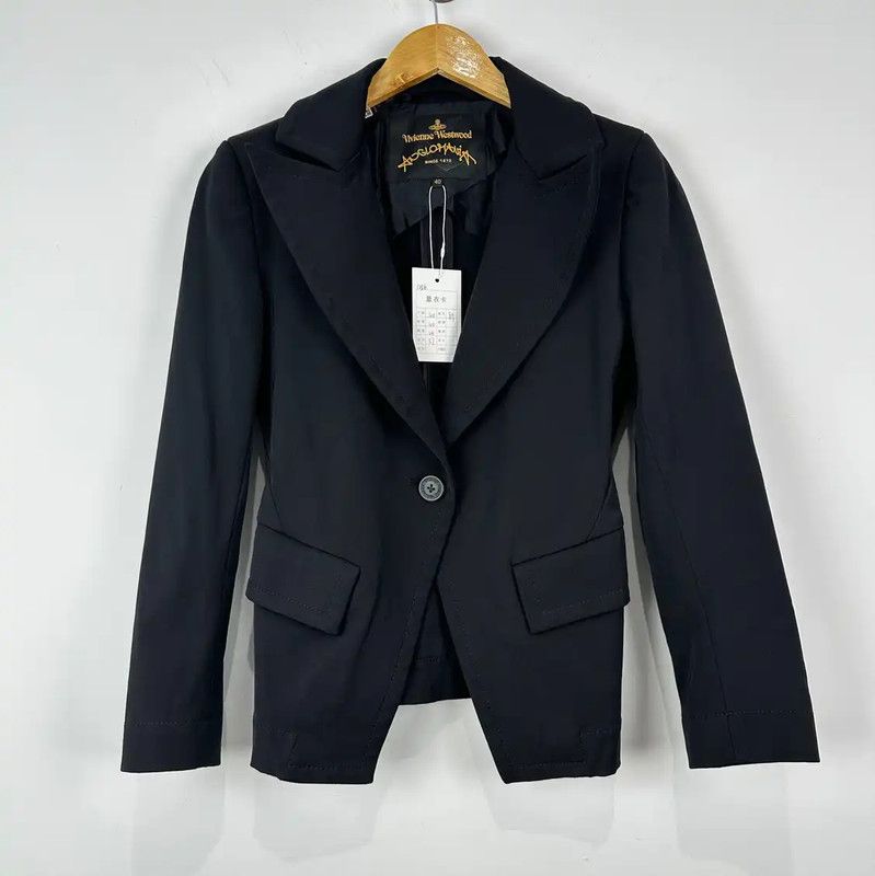 Vivienne Westwood Vivienne Westwood Black Nylon Jacket for Women 0089 Size M / US 6-8 / IT 42-44 - 1 Thumbnail