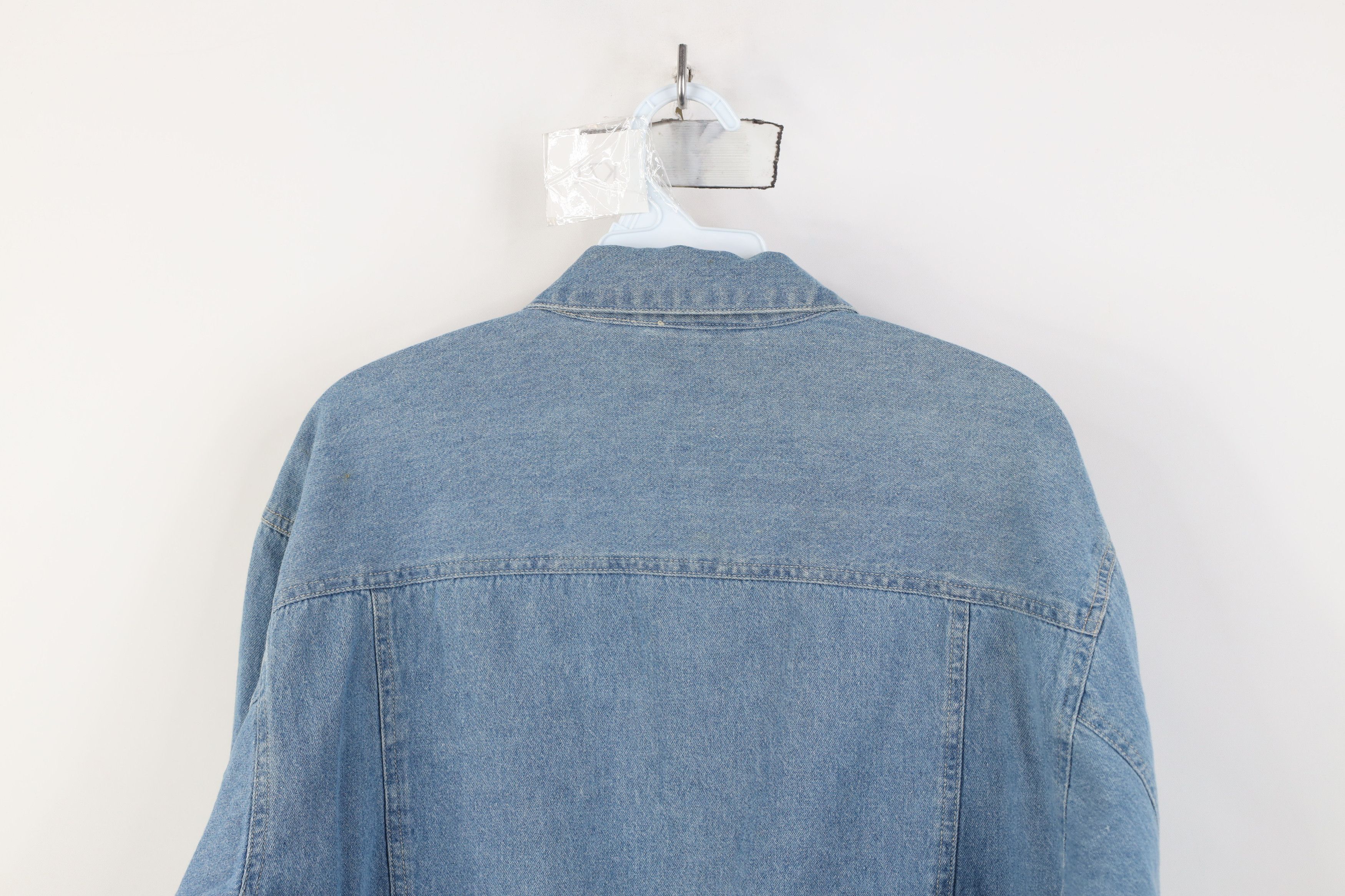 Vintage Vintage 90s Streetwear Babydoll Denim Trucker Jacket Blue Size M / US 6-8 / IT 42-44 - 14 Thumbnail