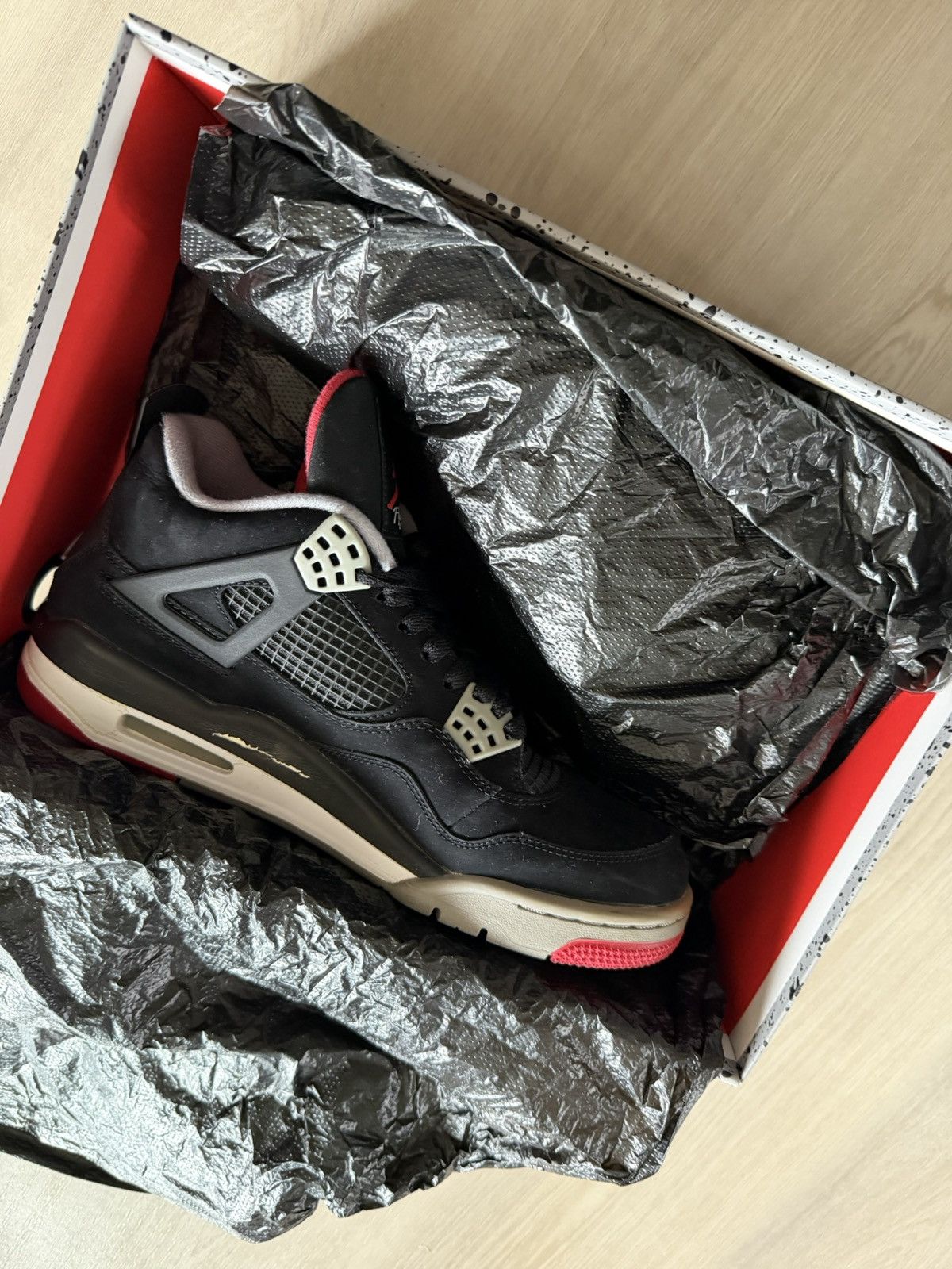 Jordan Brand 2012 Jordan 4 Retro Bred Sz 9.5 With Original Box Size US 9.5 / EU 42-43 - 17 Thumbnail