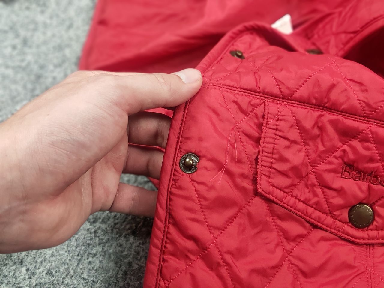 Barbour Barbour Raylor quilted Classic Red Light Women's Jacket Size S / US 4 / IT 40 - 20 Thumbnail