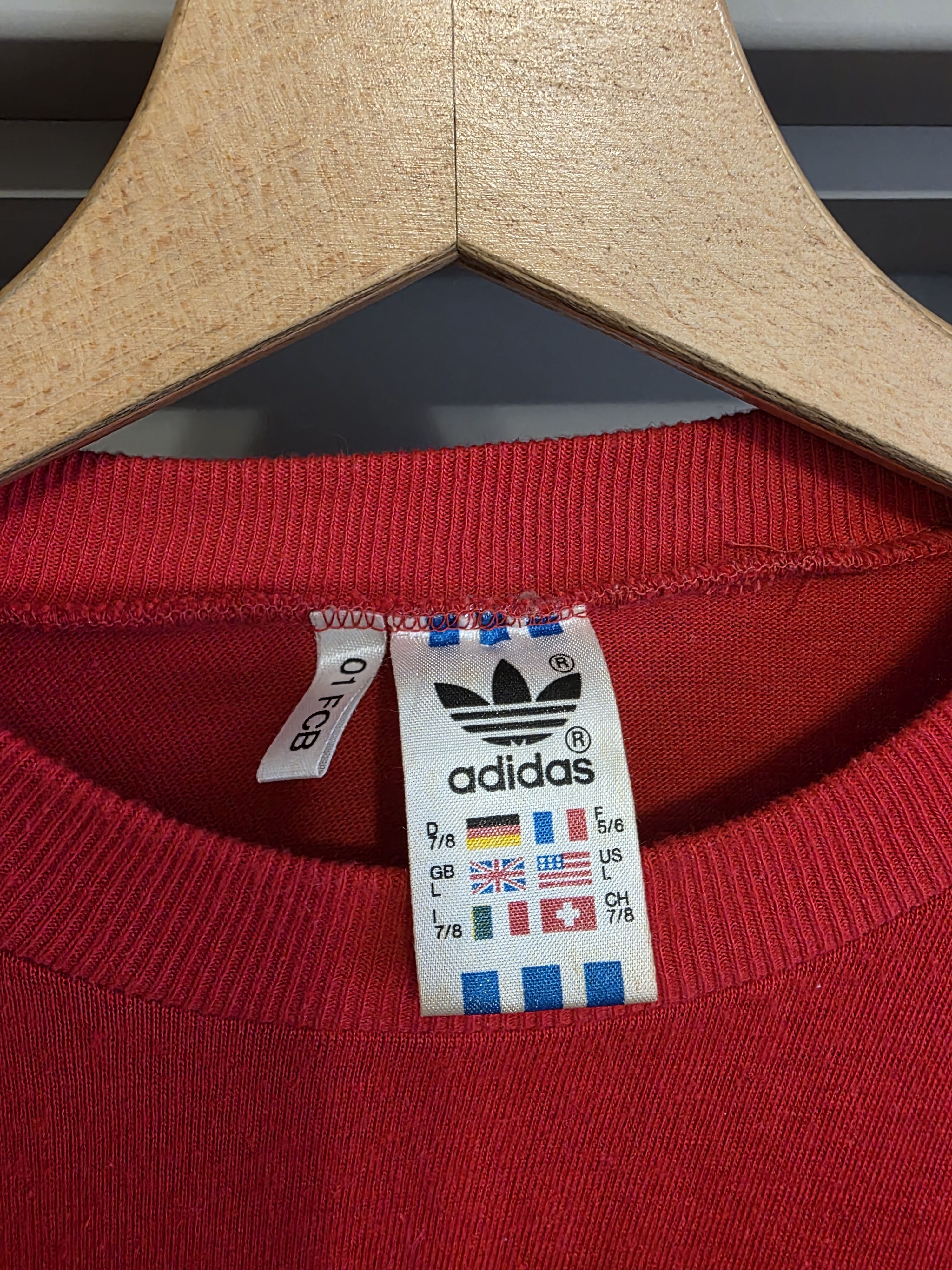 Adidas Vintage Bayern Munich 1985-1986 Home adidas jersey L Size US L / EU 52-54 / 3 - 4 Thumbnail
