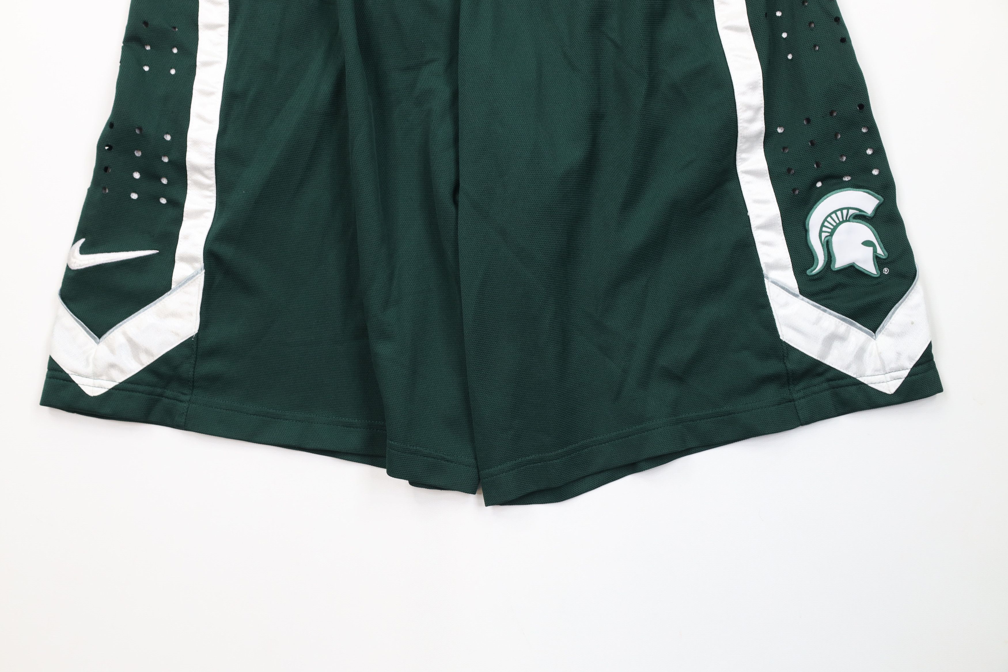 Nike Nike Elite State University Basketball Shorts Green Stitched Size US 34 / EU 50 - 4 Thumbnail