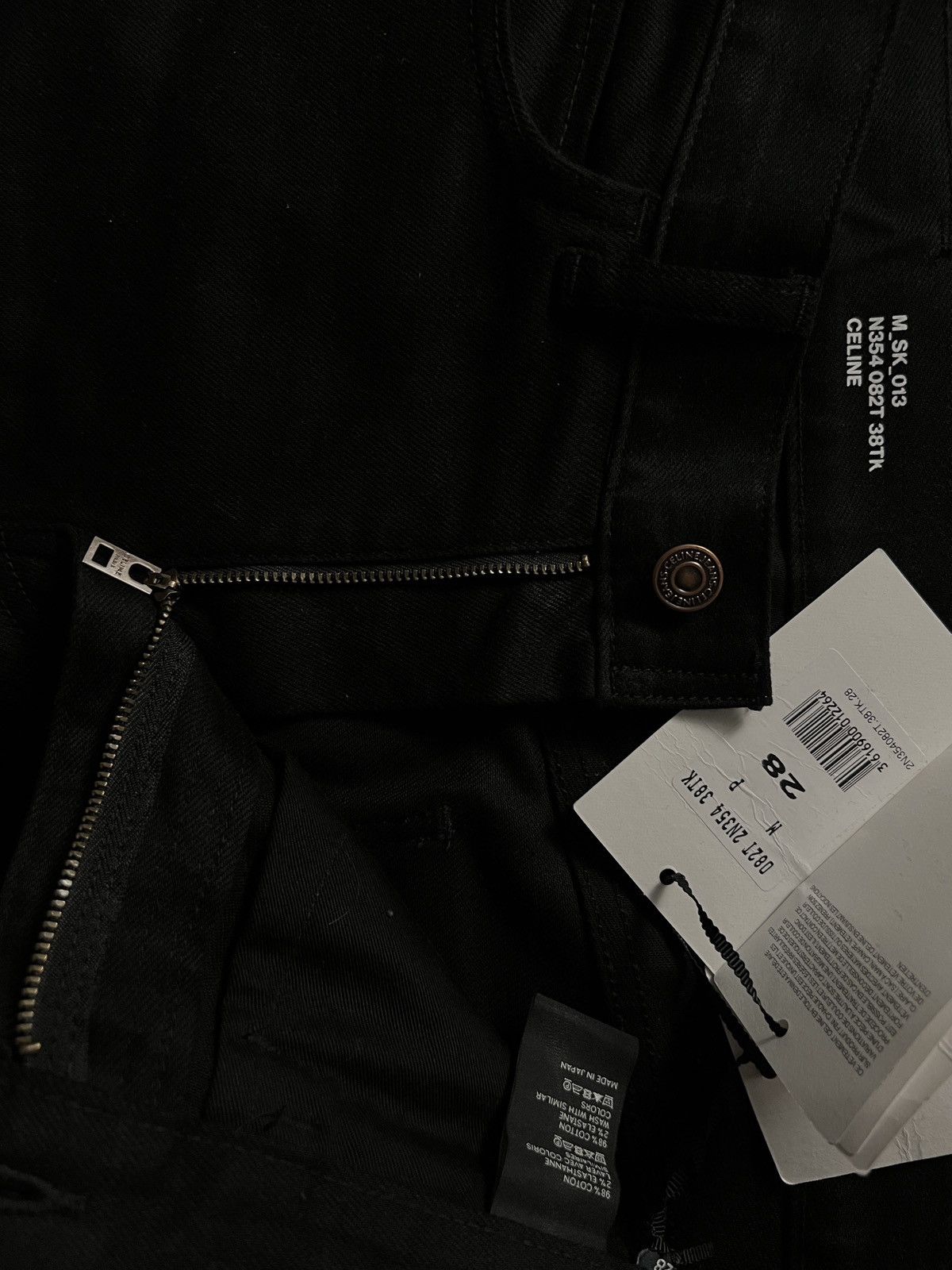 Hedi Slimane Celine Homme Black Skinny Jeans Size US 28 / EU 44 - 4 Thumbnail