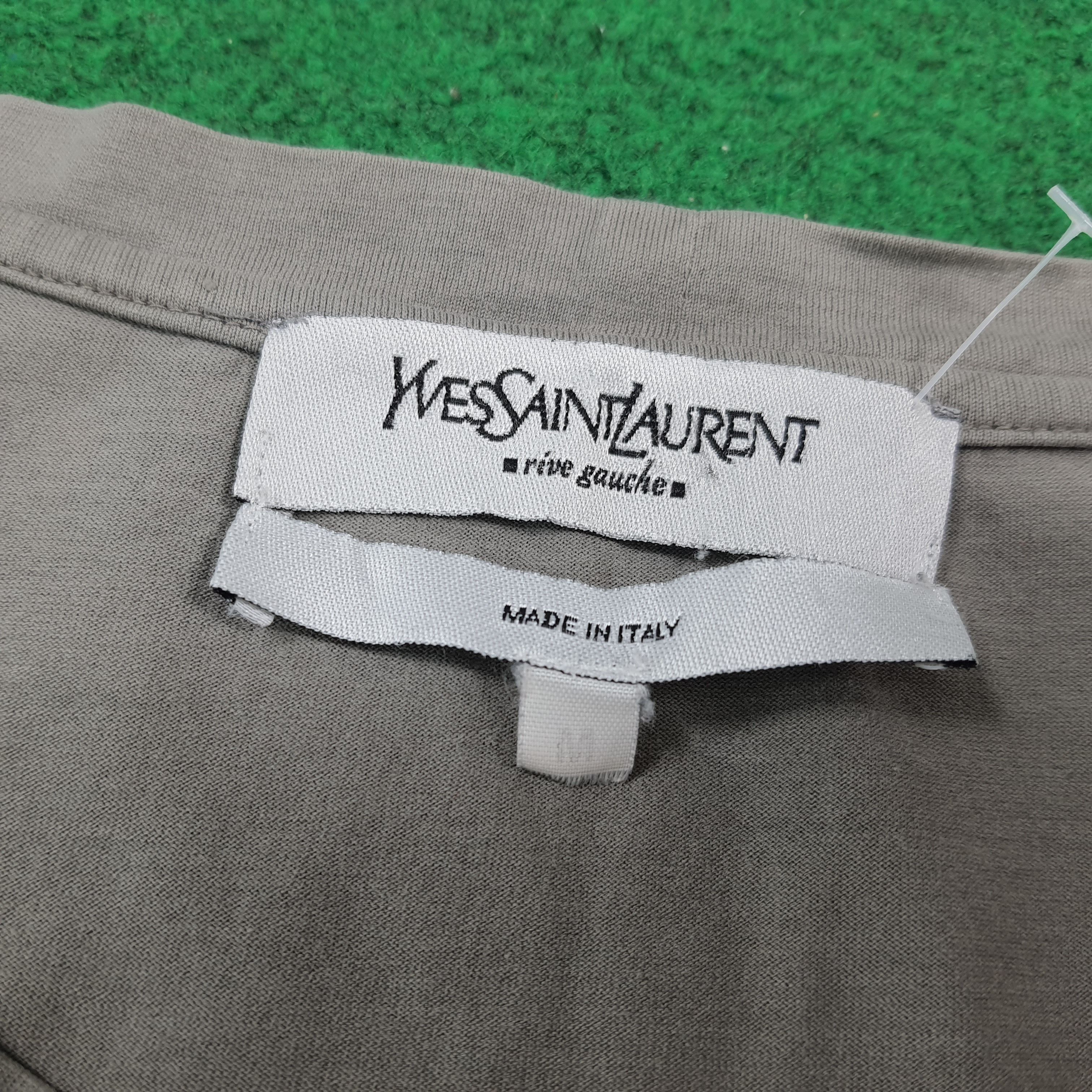 Yves Saint Laurent Vintage YSL Yves Saint Laurent Logo Tshirt C294N71 Size M / US 6-8 / IT 42-44 - 5 Thumbnail