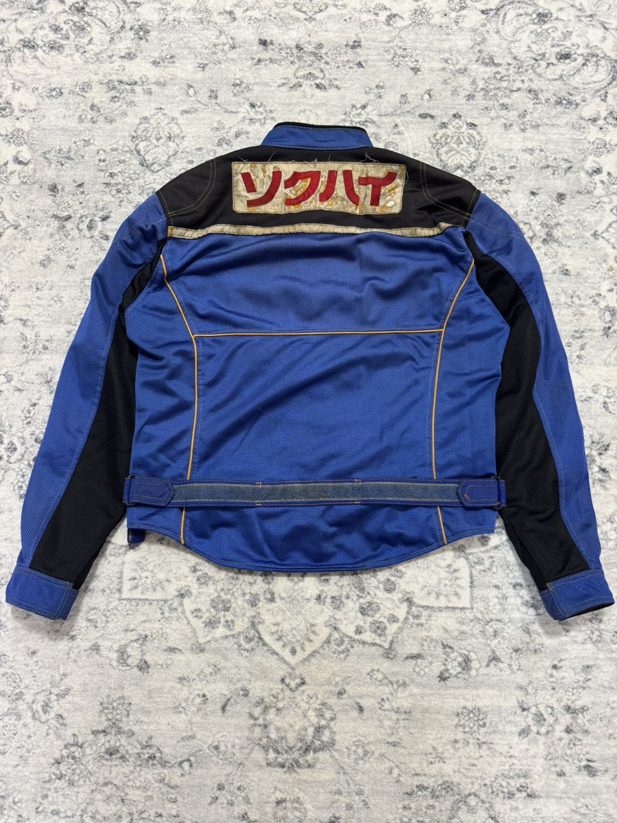 Sports Specialties DISTRESSED KUSHITANI MOTORCYCLE RAGING JACKET Size US M / EU 48-50 / 2 - 6 Thumbnail