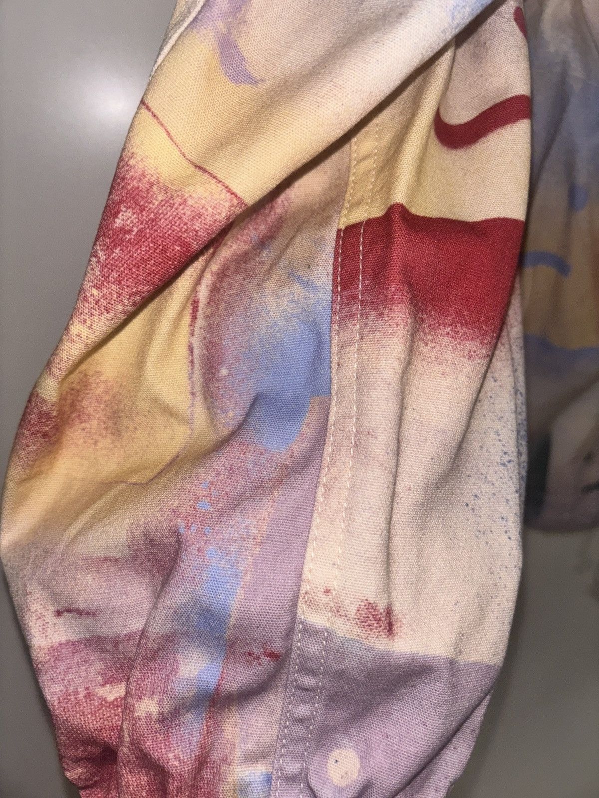 Acne Studios Odaan Spray Paint Face Cotton Canvas Anorak Size US XL / EU 56 / 4 - 5 Thumbnail
