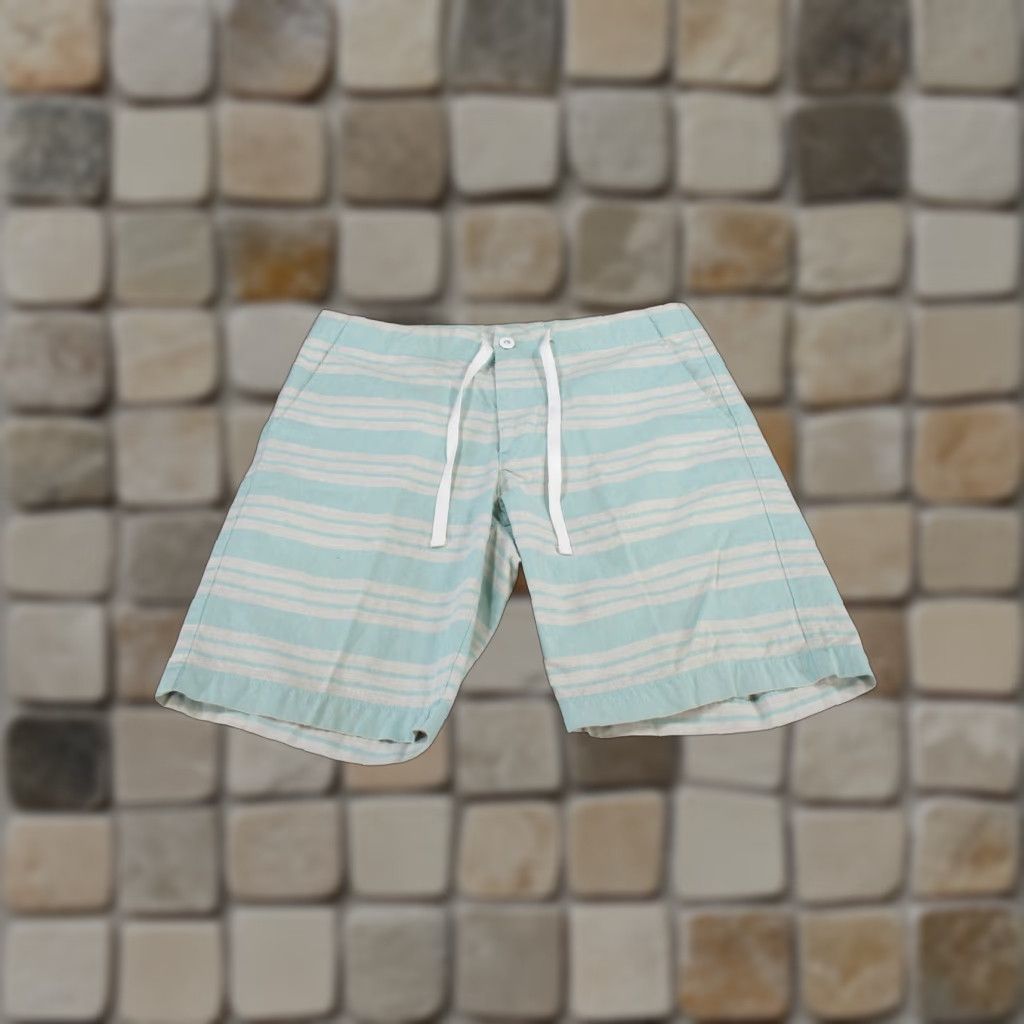 Bonobos Bonobos Mens Shorts 9" Chino Cotton Blue & Light Gray Stripes 32 Regular Casual Preppy Outdoor Sports Mens Size US 32 / EU 48 - 1 Thumbnail