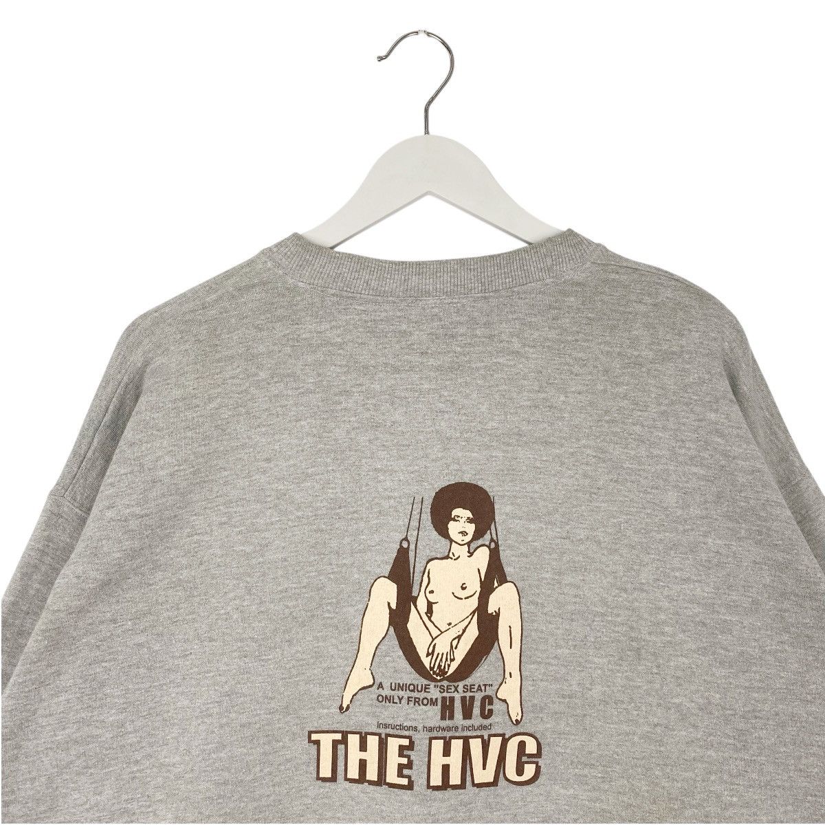 Vintage Vintage HVC Japan Streetwear Sweatshirt Crewneck Grey Sz XXL Size US XXL / EU 58 / 5 - 9 Thumbnail