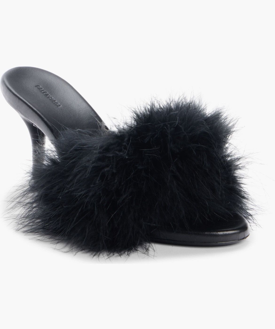 Balenciaga Boudoir Feather Slide Sandal size 37