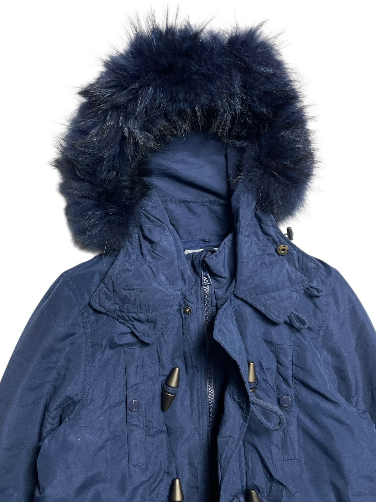 14th Addiction 2000’s Sly - Vkei Style Duffle Fur Jacket Size US M / EU 48-50 / 2 - 3 Thumbnail