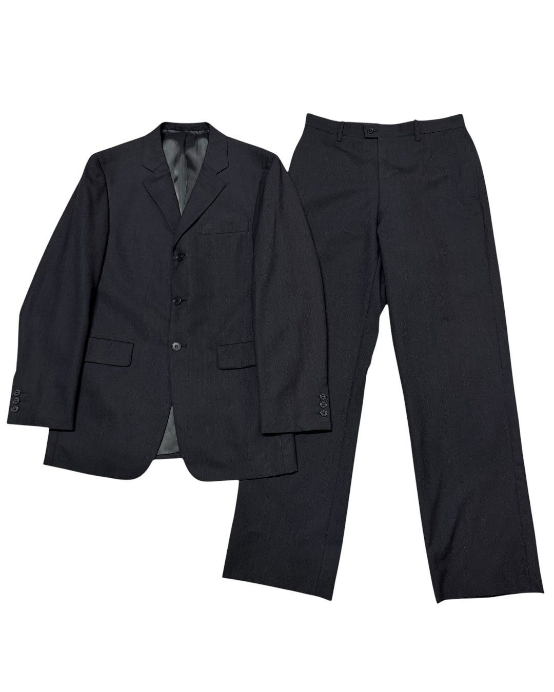 Yohji Yamamoto 769 90s Yohji Yamamoto D'URBAN A.A.R suit set up men vintage Size 38R - 1 Thumbnail