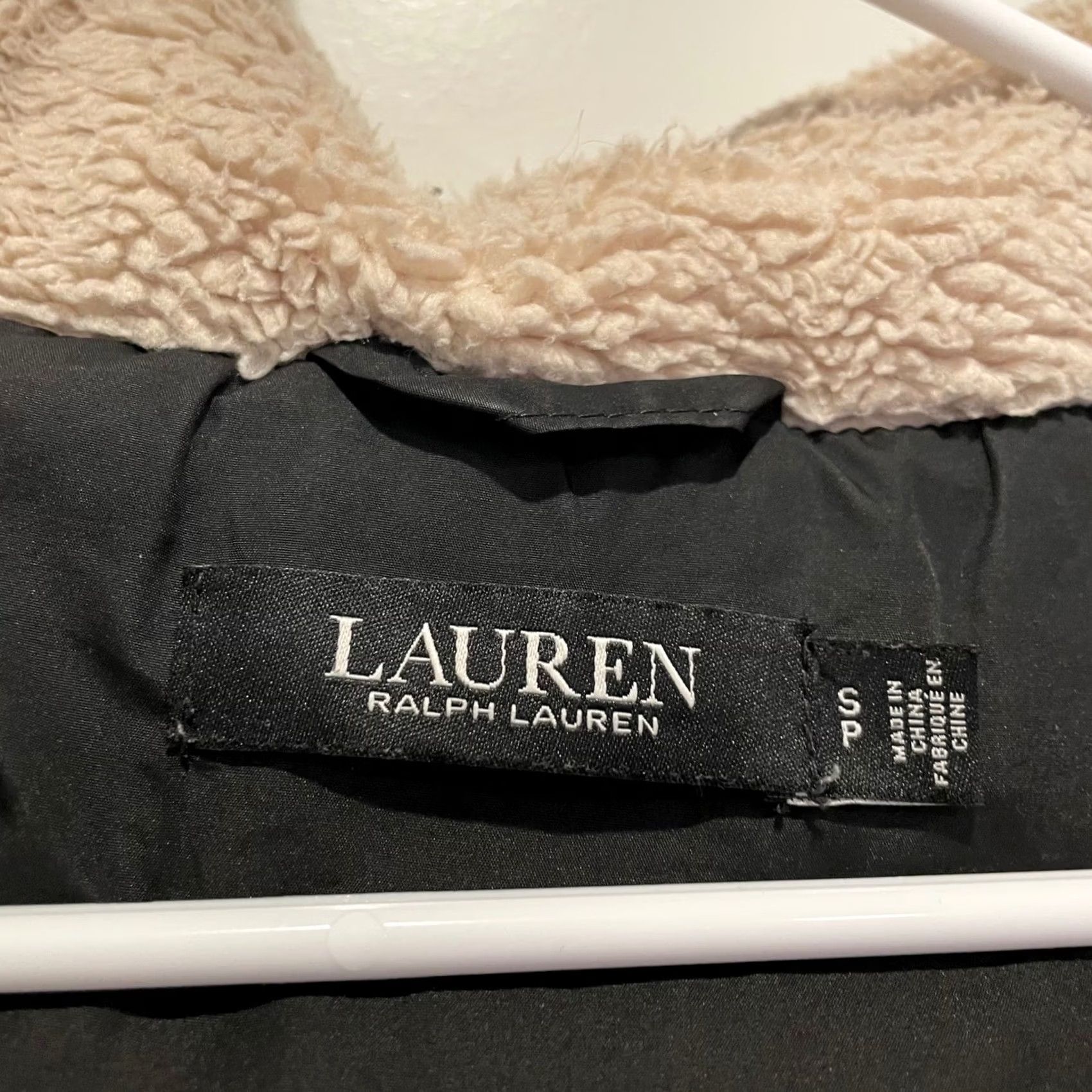 Ralph Lauren Lauren Ralph Lauren Parka Coat Puffer Sherpa Lined Faux Fur Hood Black Petite S Womens Size S / US 4 / IT 40 - 3 Thumbnail