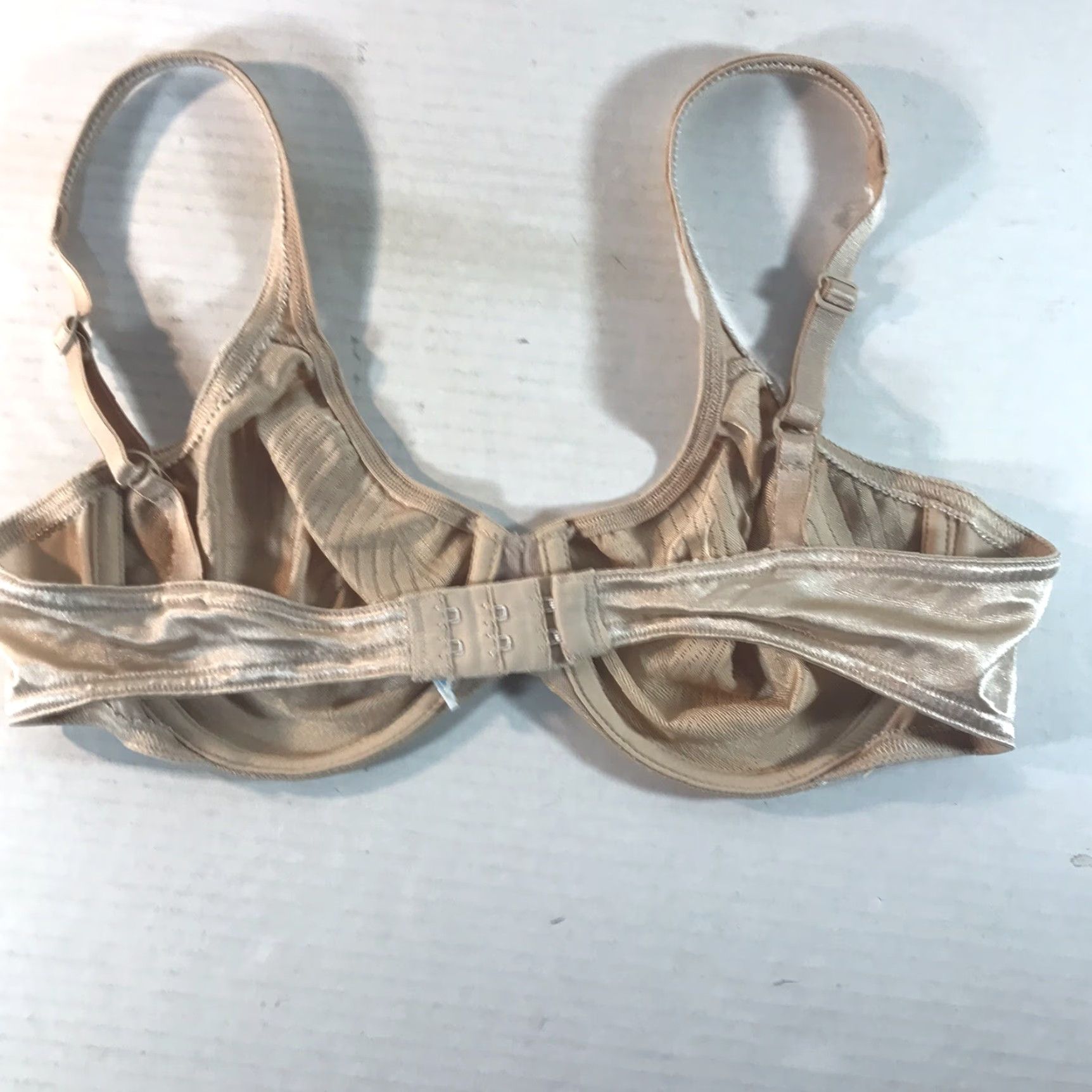 Vintage WARNER'S Push Up Bra 36C Beige Sheer Lace Women's Classic Size ONE SIZE - 2 Thumbnail