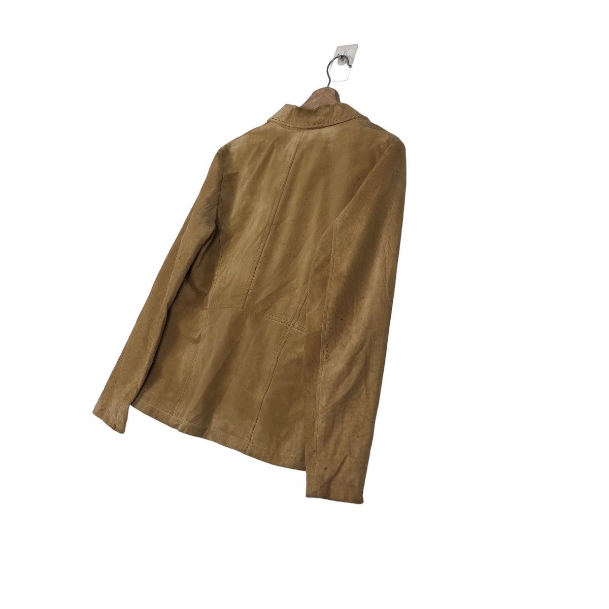 Japanese Brand 🔥Vintage Leather Jacket Eddie Bauer Issey Miyake Size US M / EU 48-50 / 2 - 10 Thumbnail