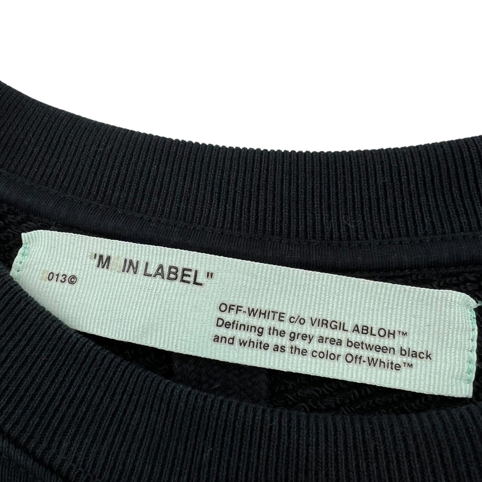 Off-White Off-White Mini Logo Black Sweatshirt Size US L / EU 52-54 / 3 - 4 Thumbnail